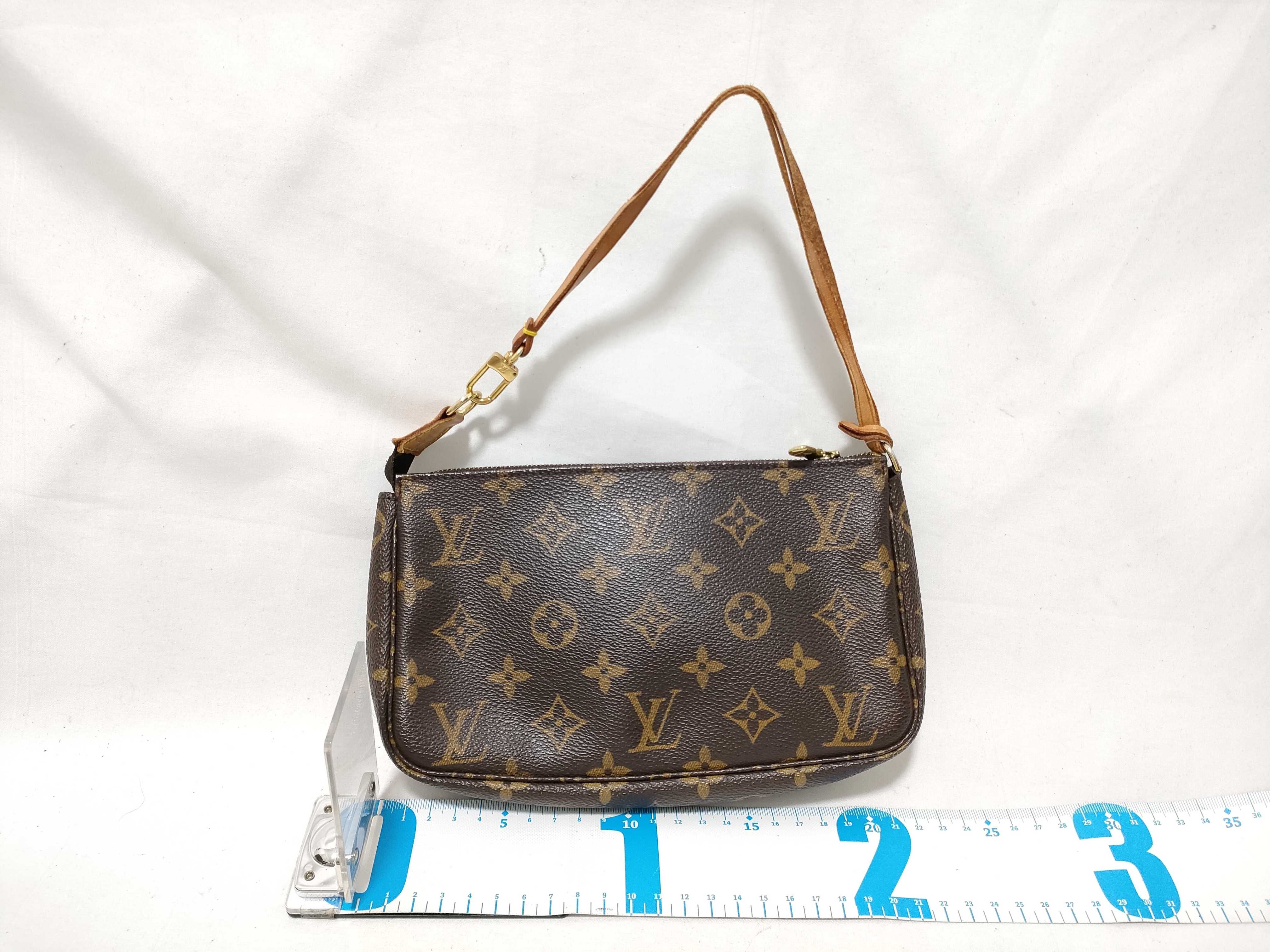 Monogram Accessoires (handle peeling) pouch — view 2