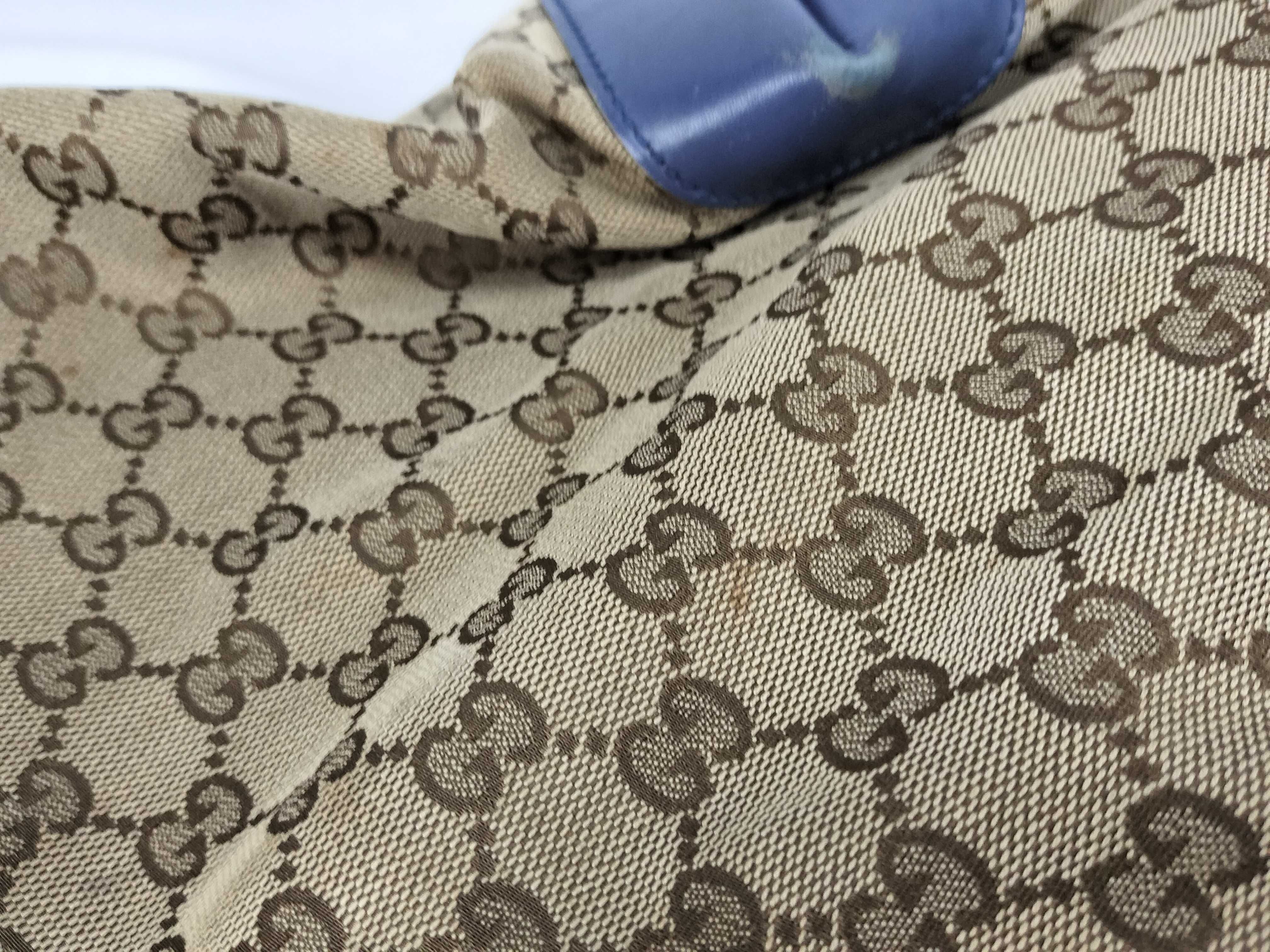 GG Canvas Tote Bag (Blue) — view 15