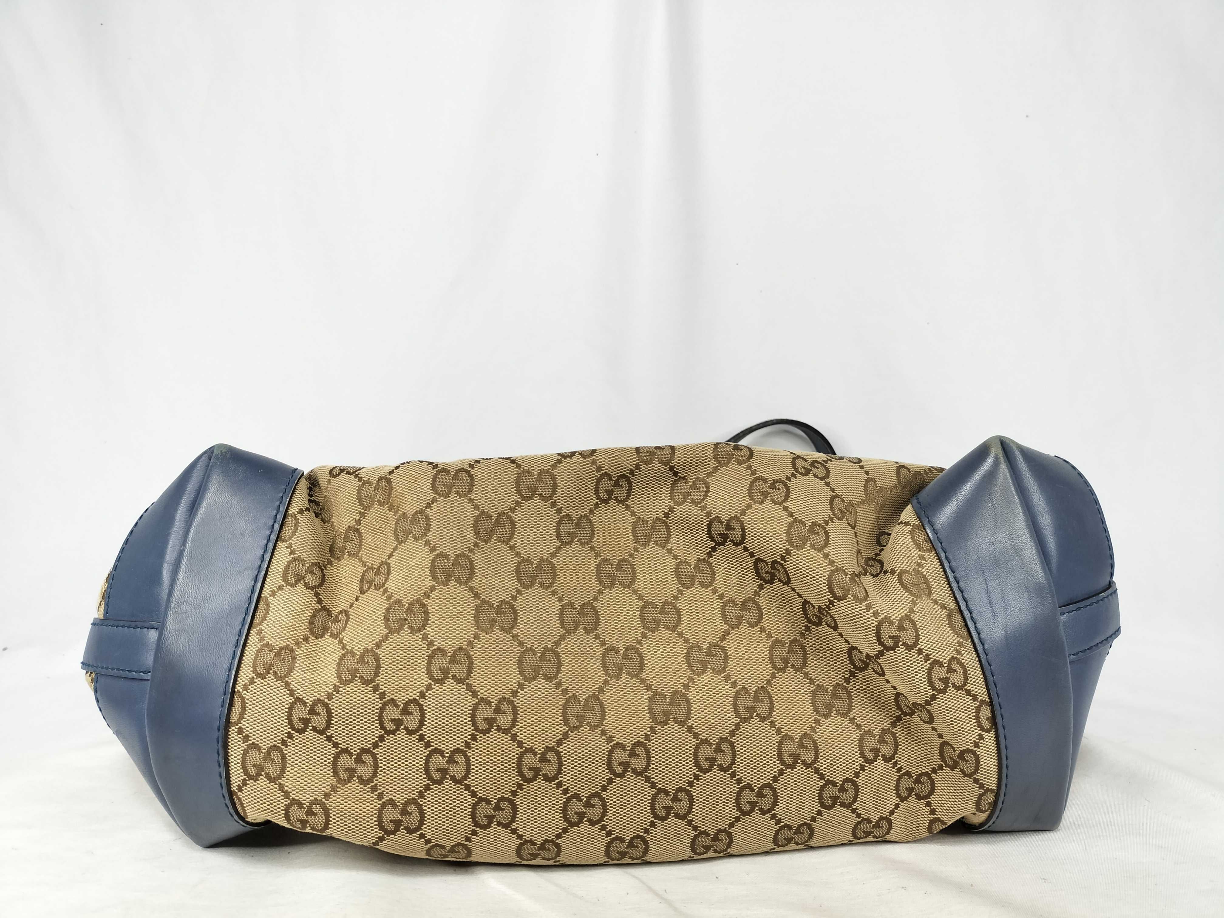 GG Canvas Tote Bag (Blue) — view 7