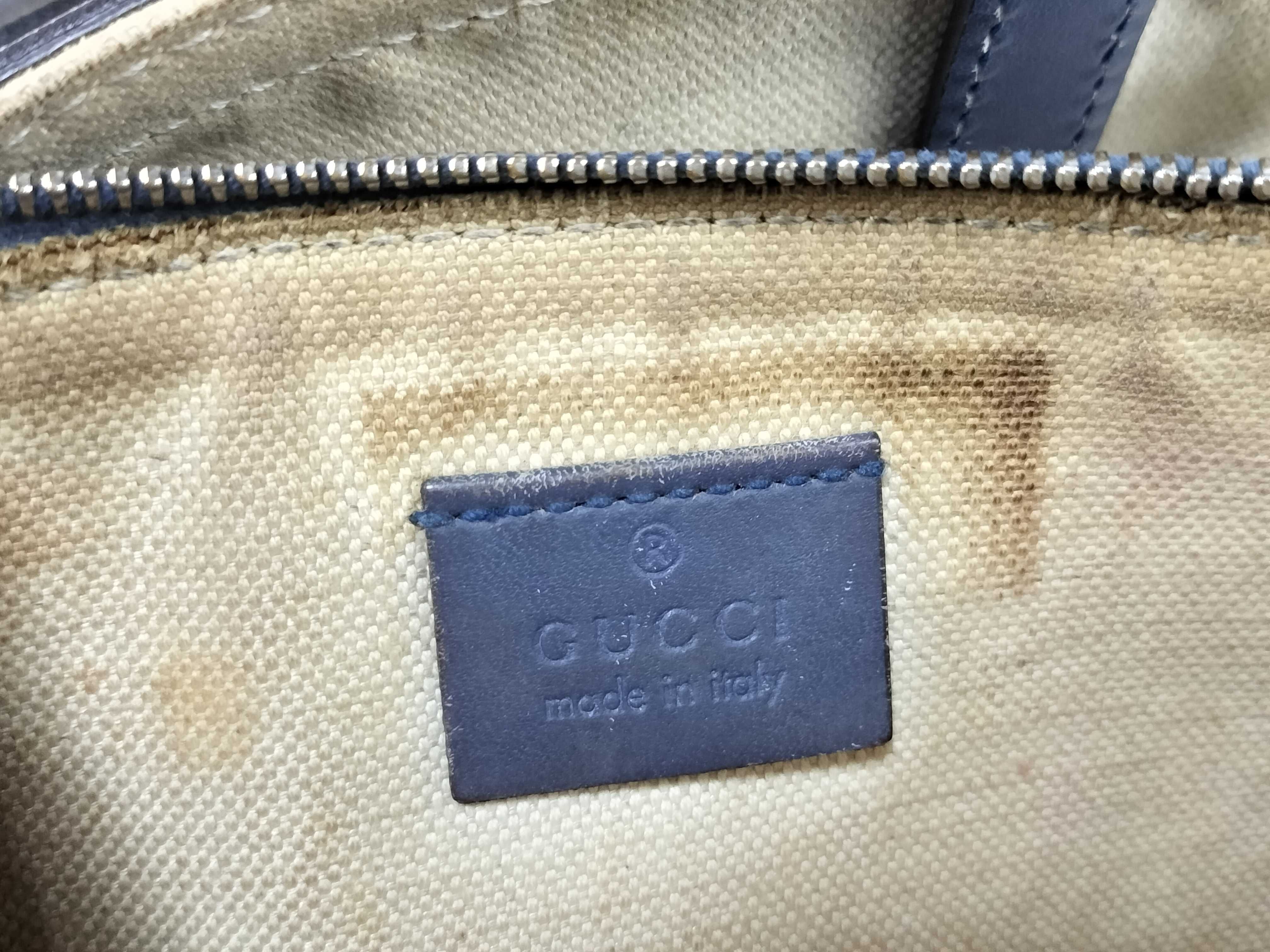 GG Canvas Tote Bag (Blue) — view 10