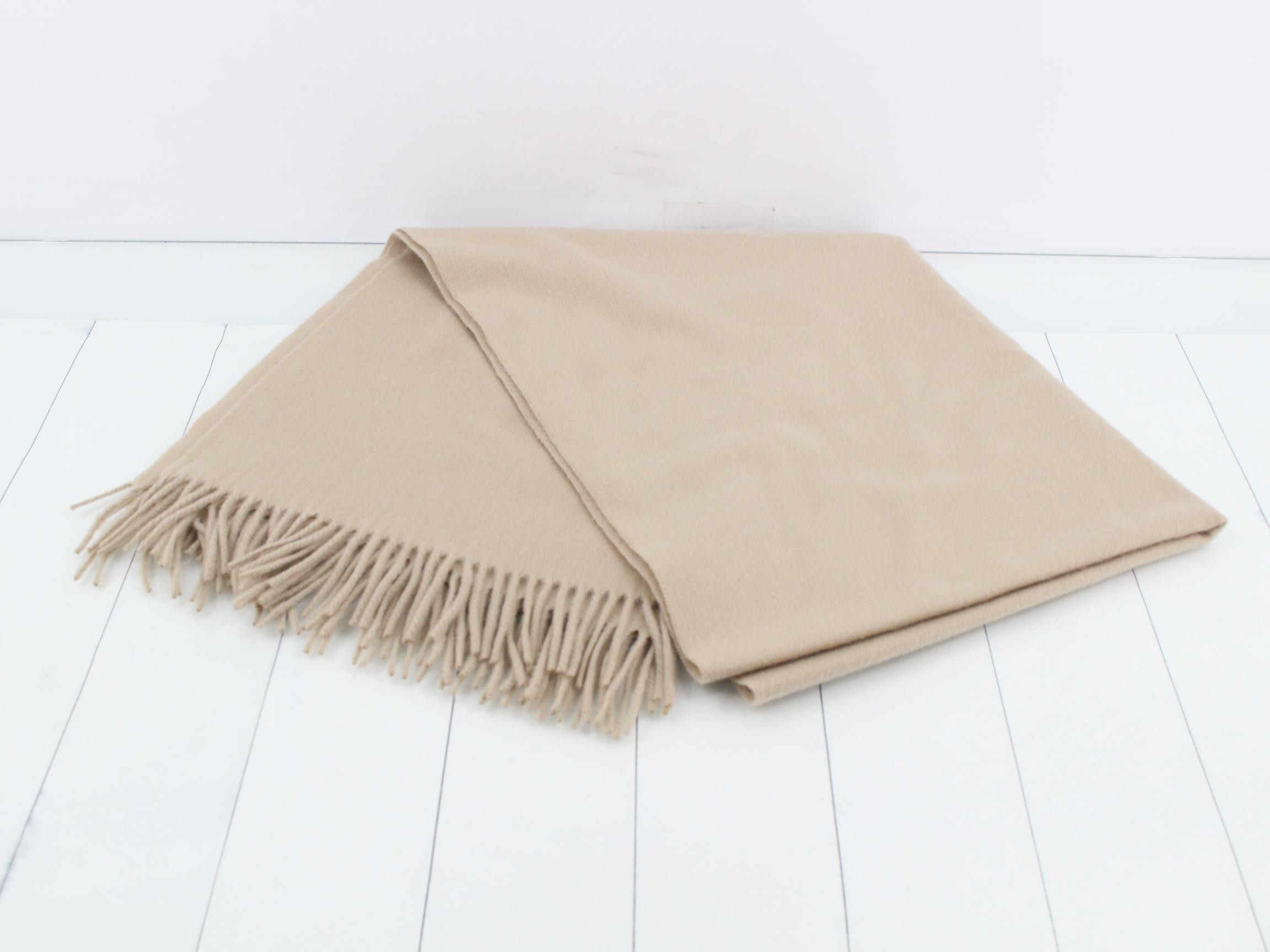 100% Cashmere Large Stole/Shawl with Fringe — view 3