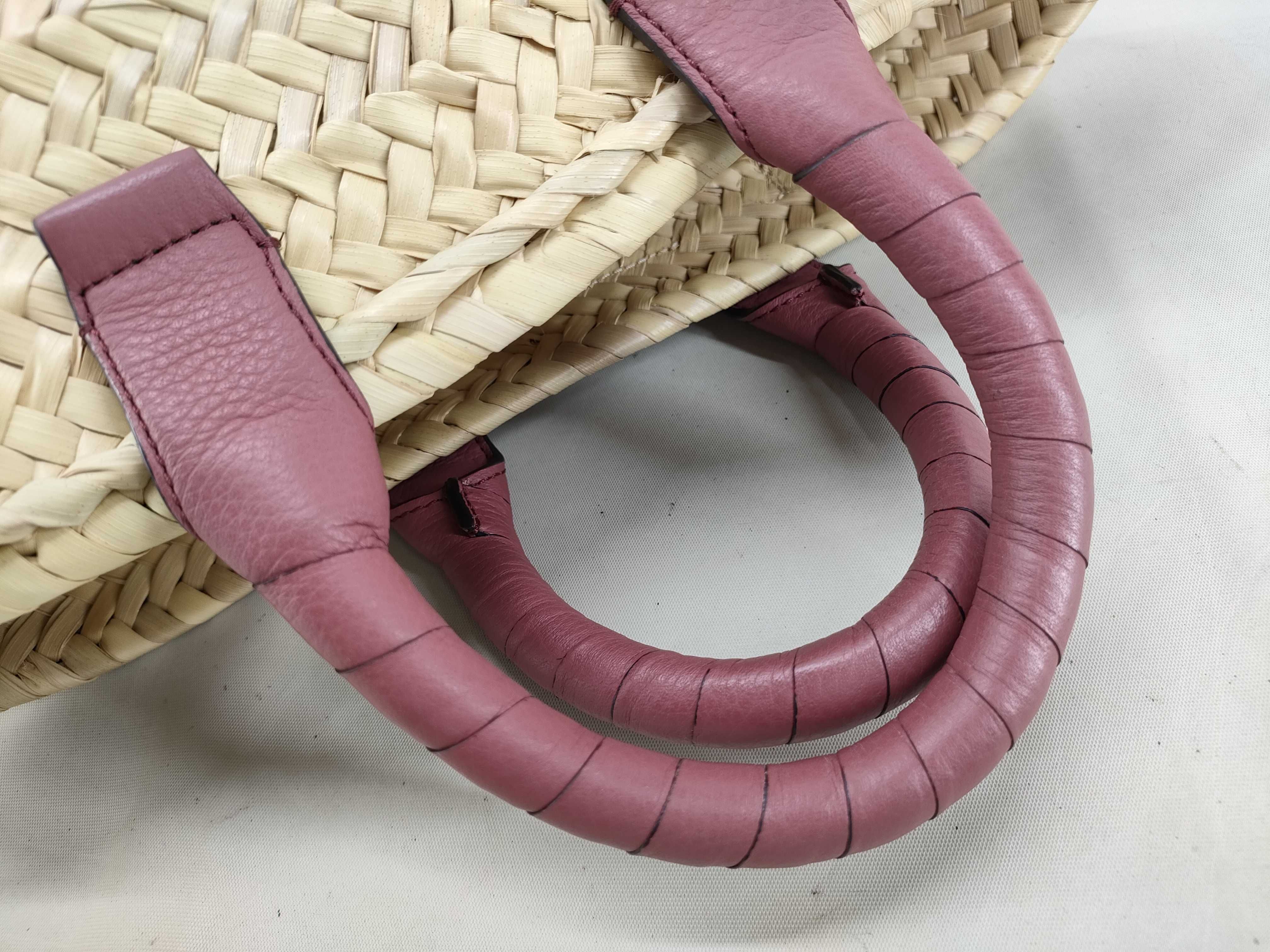 Marcie Raffia Handbag Bucket Bag — view 4
