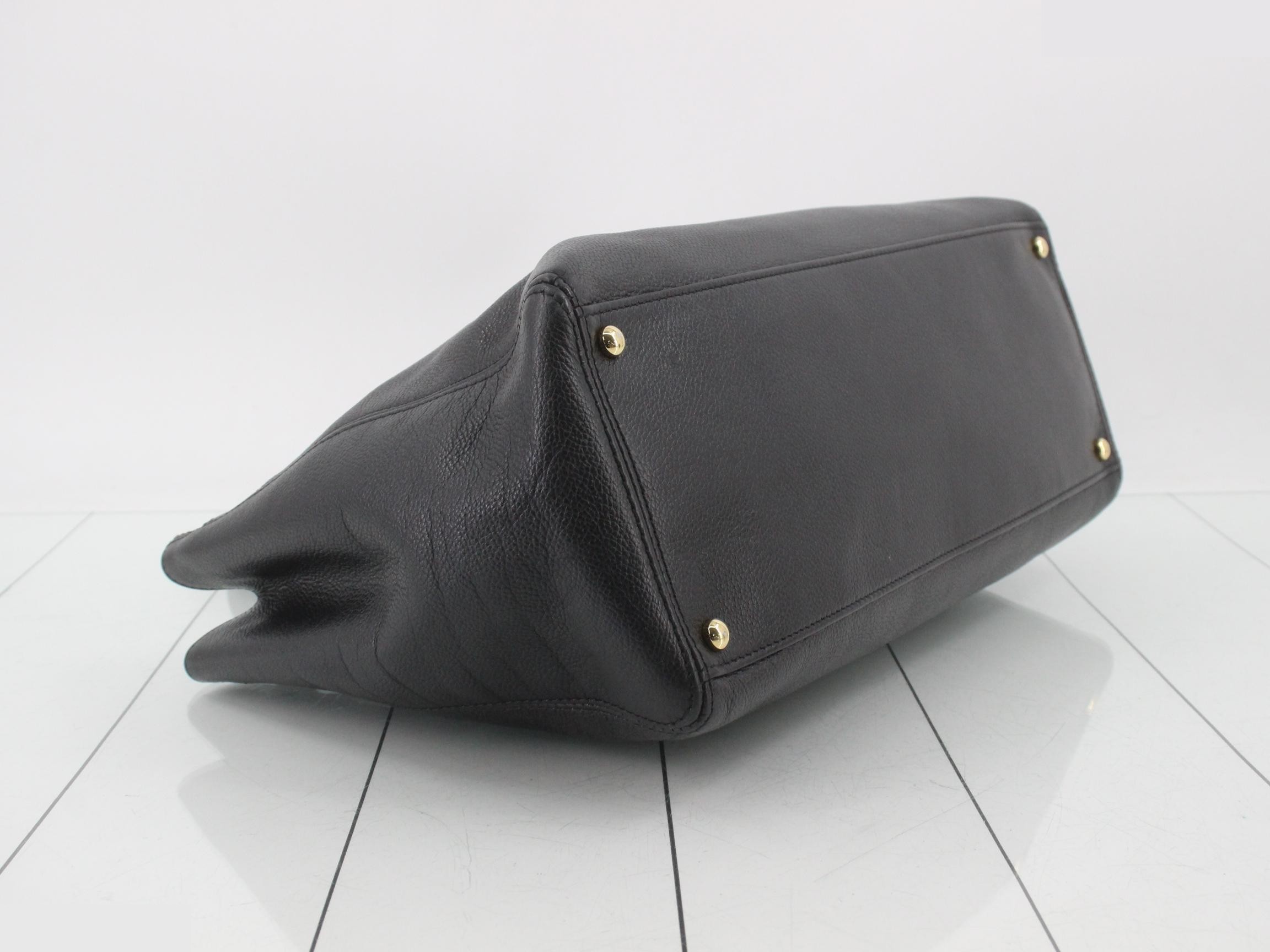 Executive handbag, black — view 5