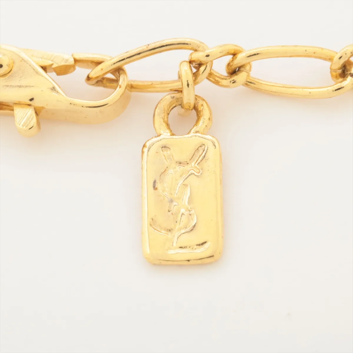 logo necklace, GP gold, — view 4