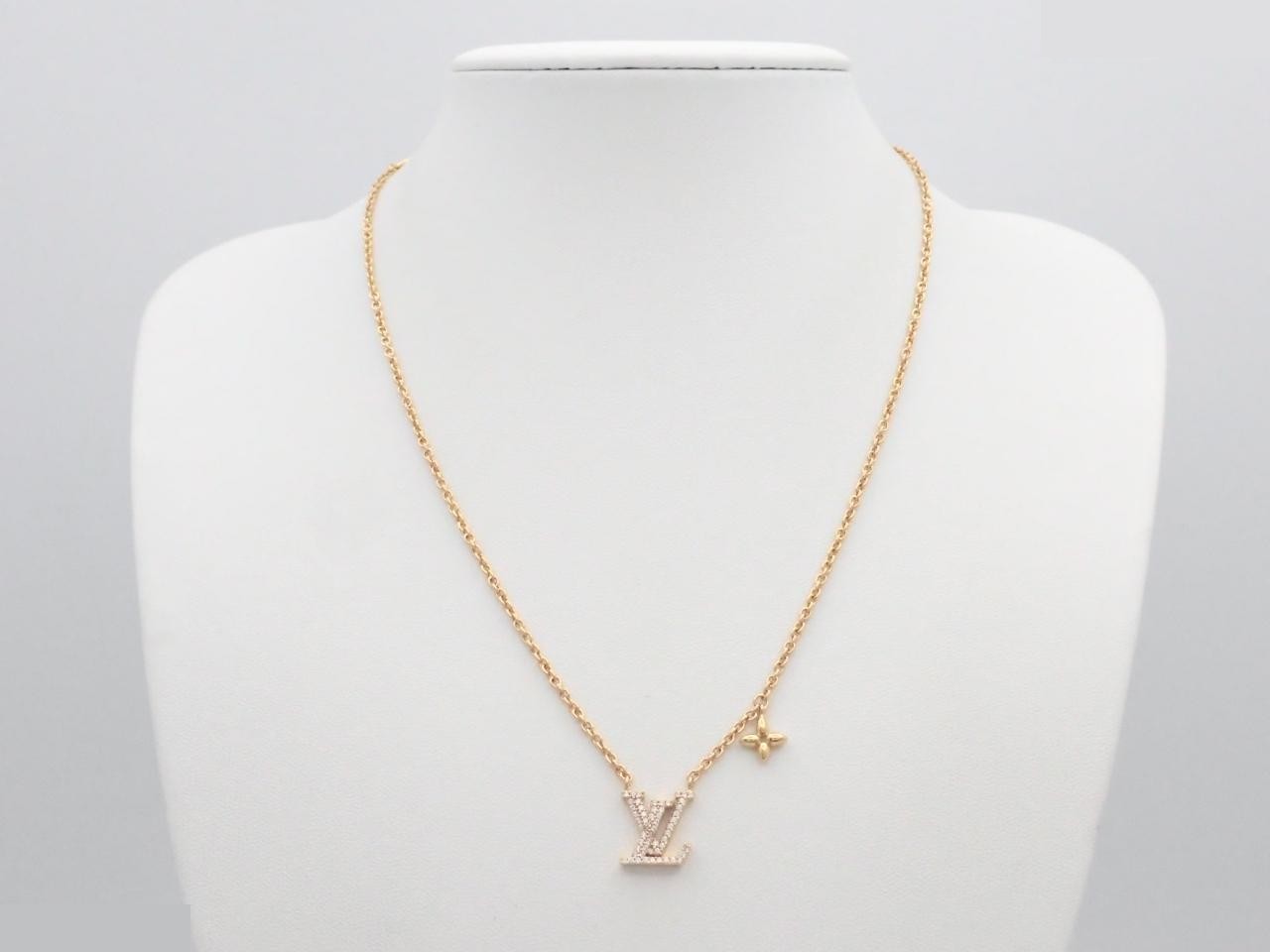 LV Iconic Stone GP Gold Chain (approx. 45cm) — view 3