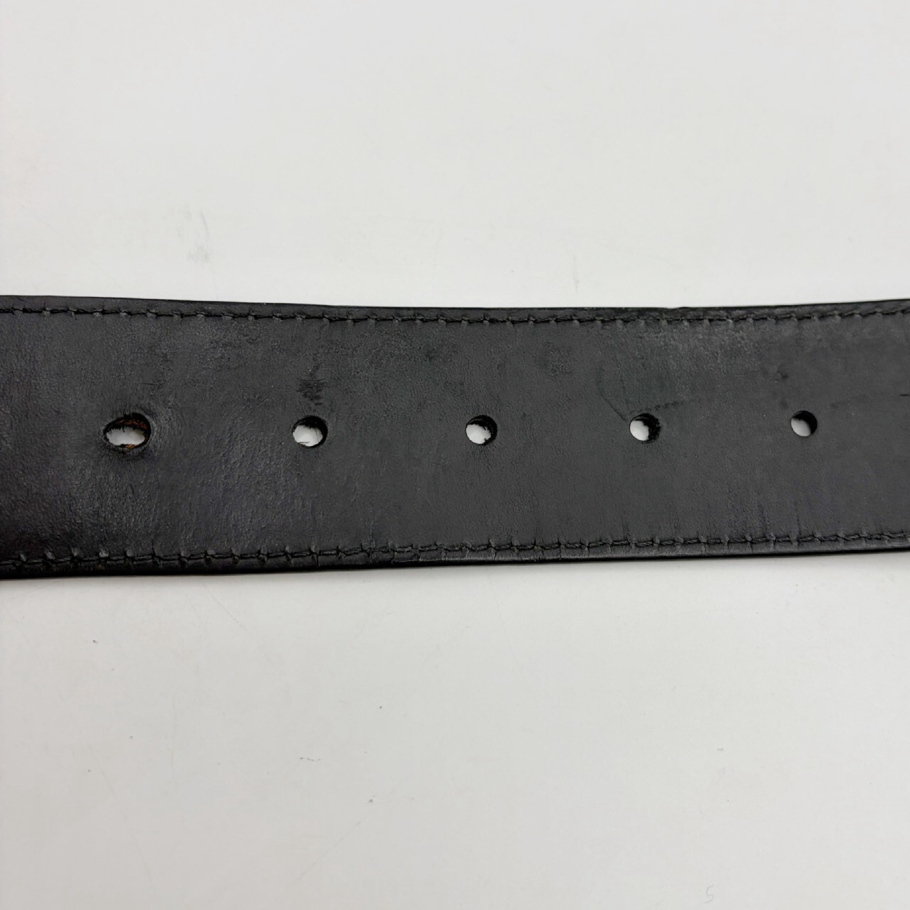 Micro Damier Ceinture LV Initial Black Belt — view 10