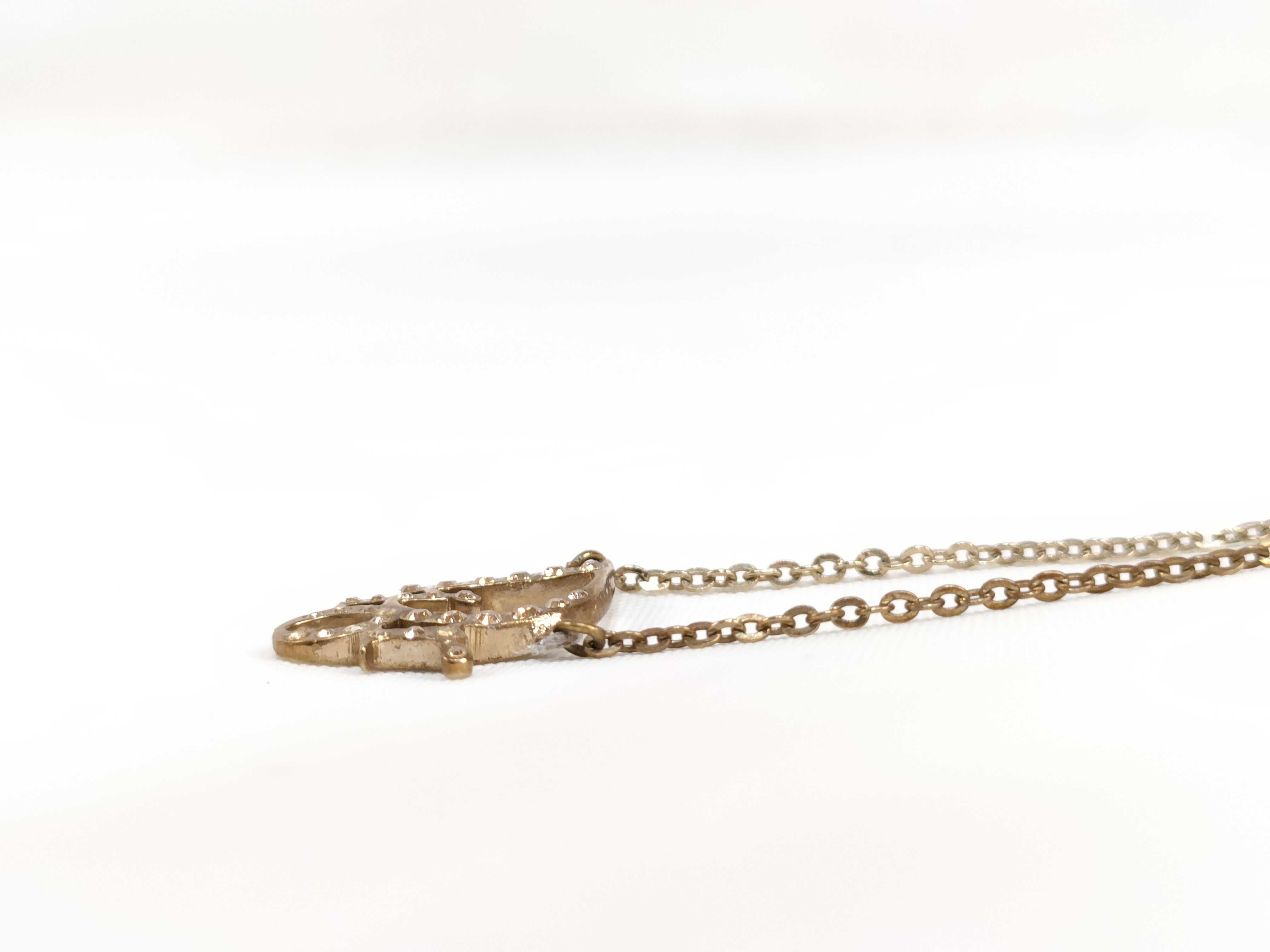 Logo Rhinestone Necklace — view 4