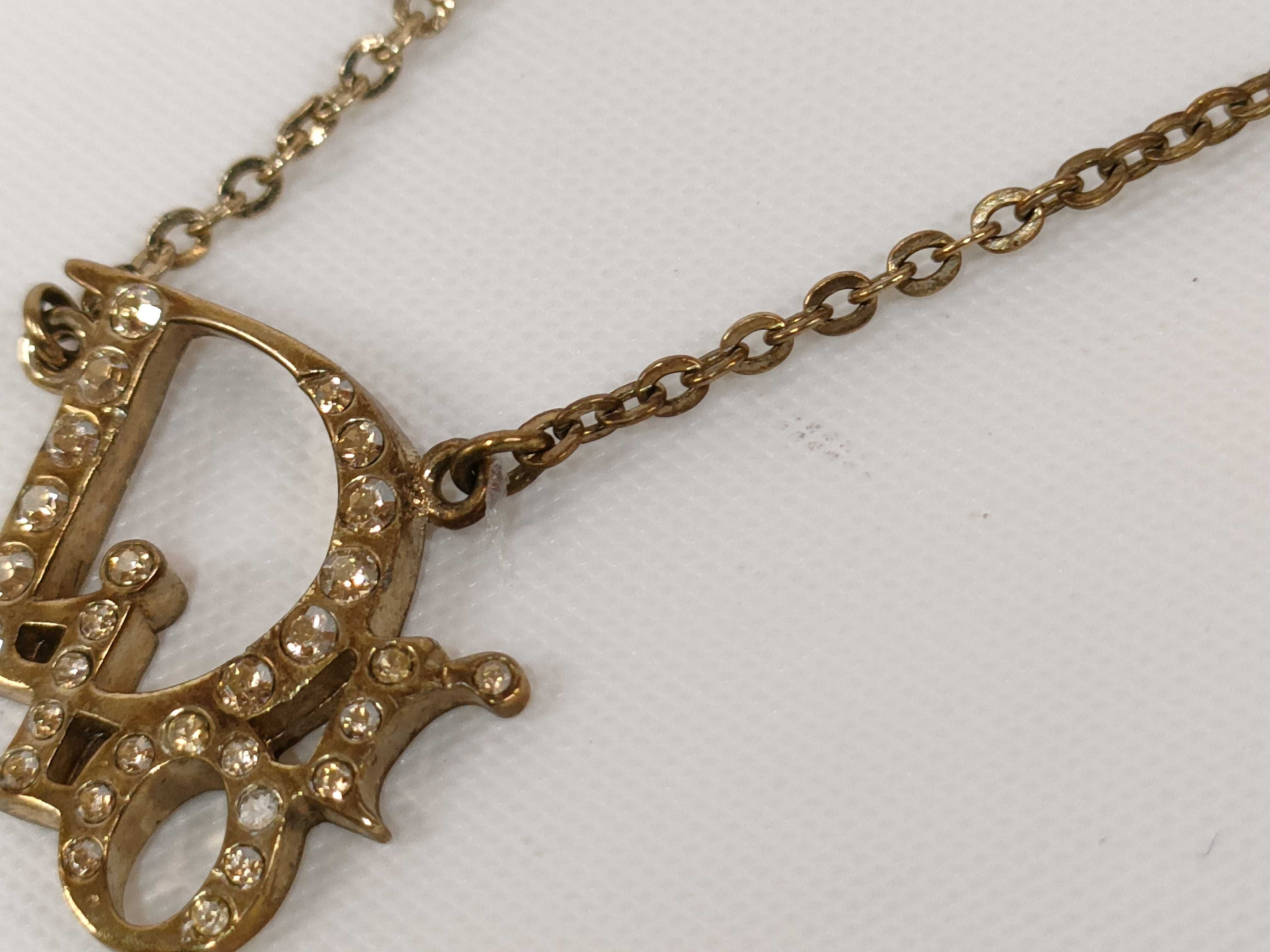 Logo Rhinestone Necklace — view 8