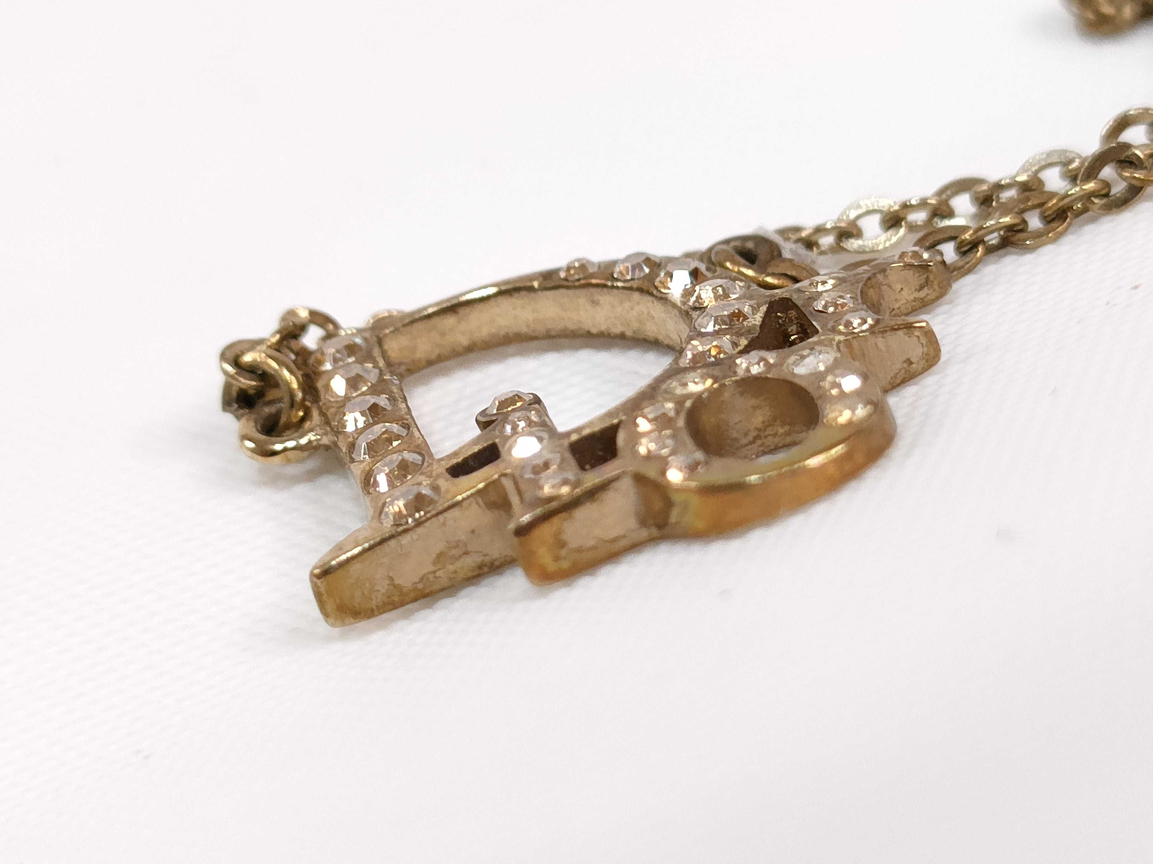 Logo Rhinestone Necklace — view 9