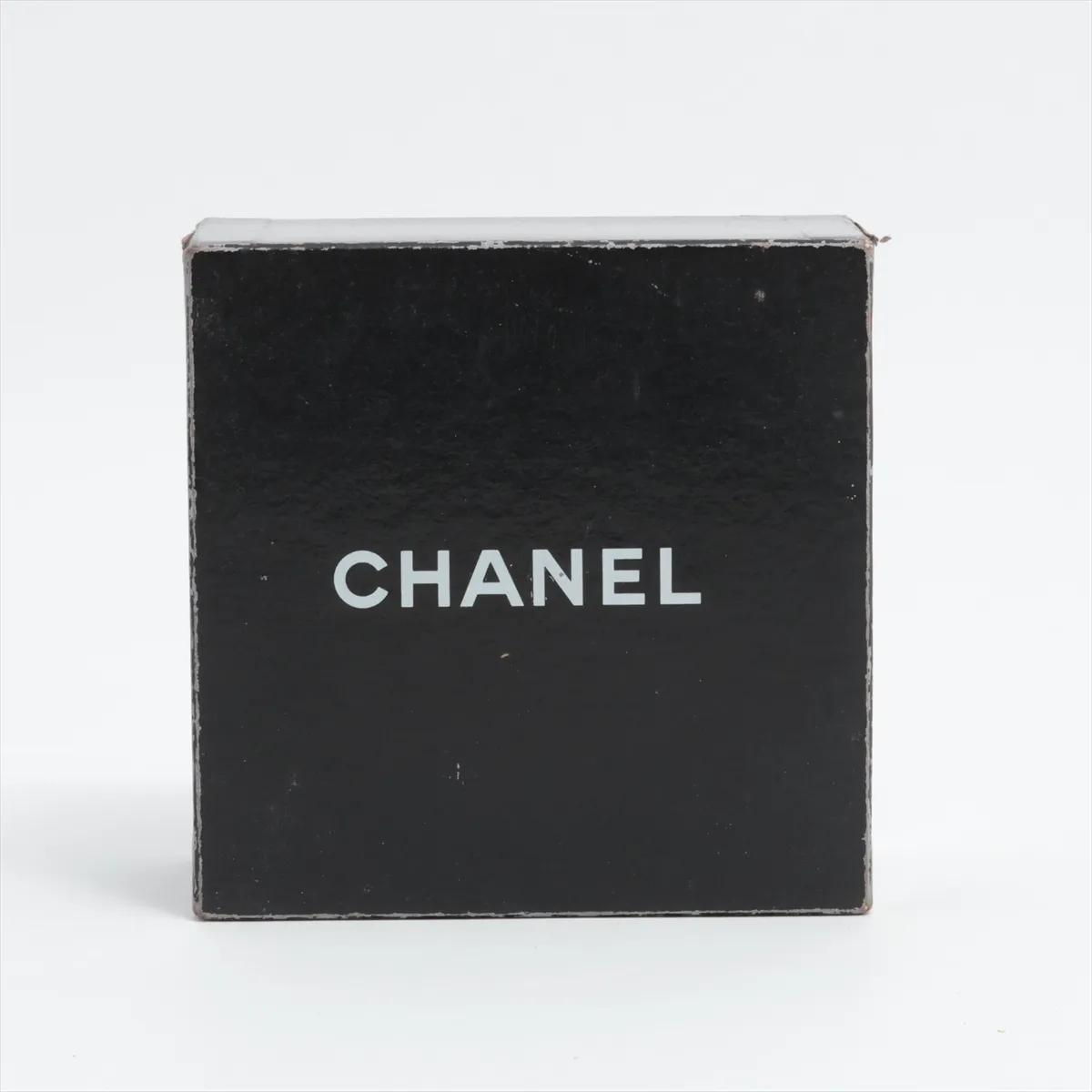 1981 long necklace GP x fake pearl x colored stone gold dents — view 5