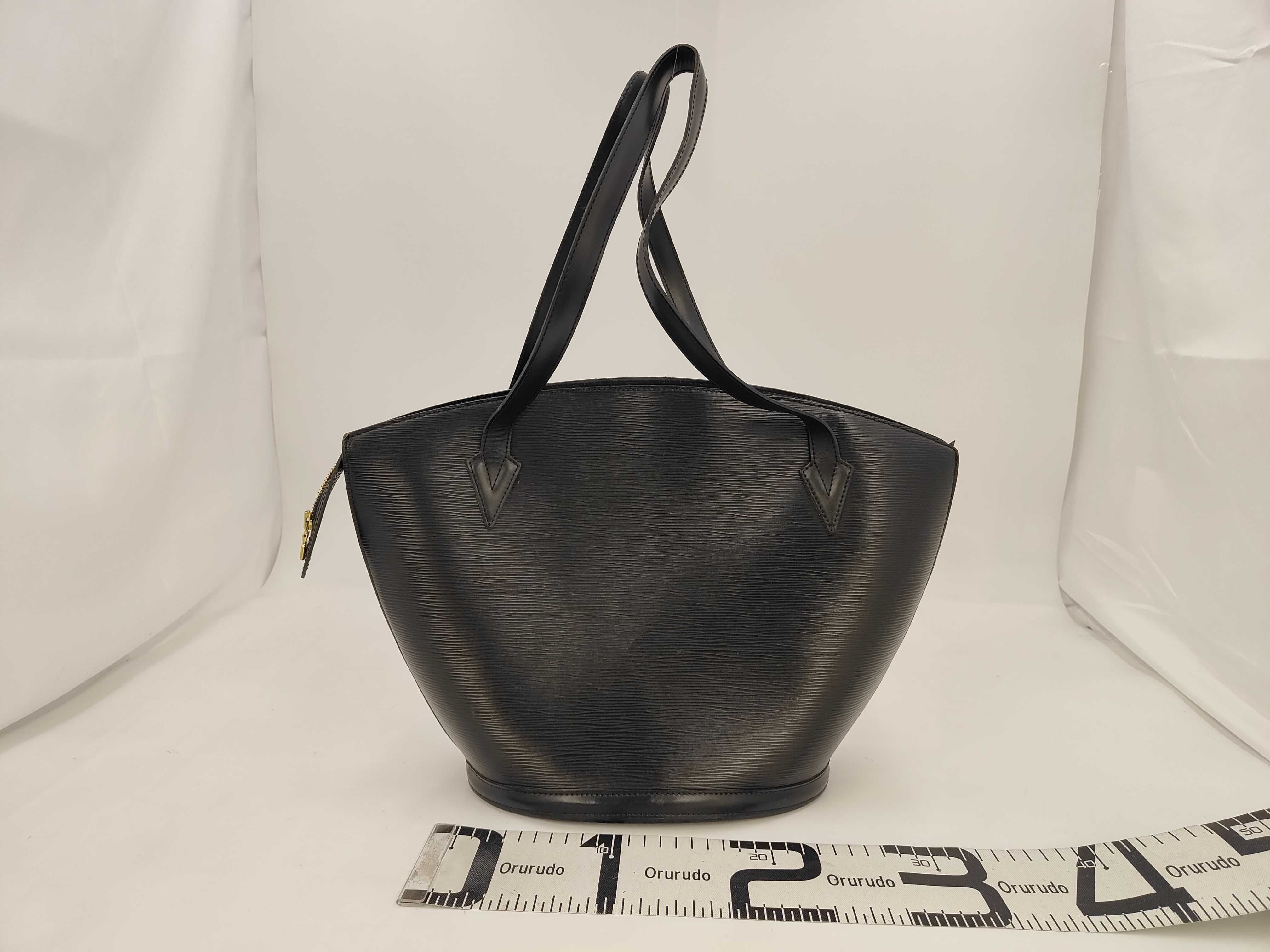 Epi Saint Jacques Shoulder Bag (Black) — view 2