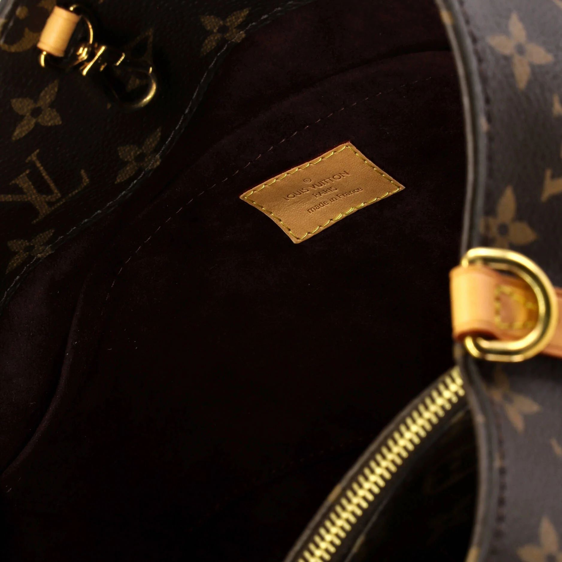 Montaigne Handbag Monogram Canvas Gm — view 6