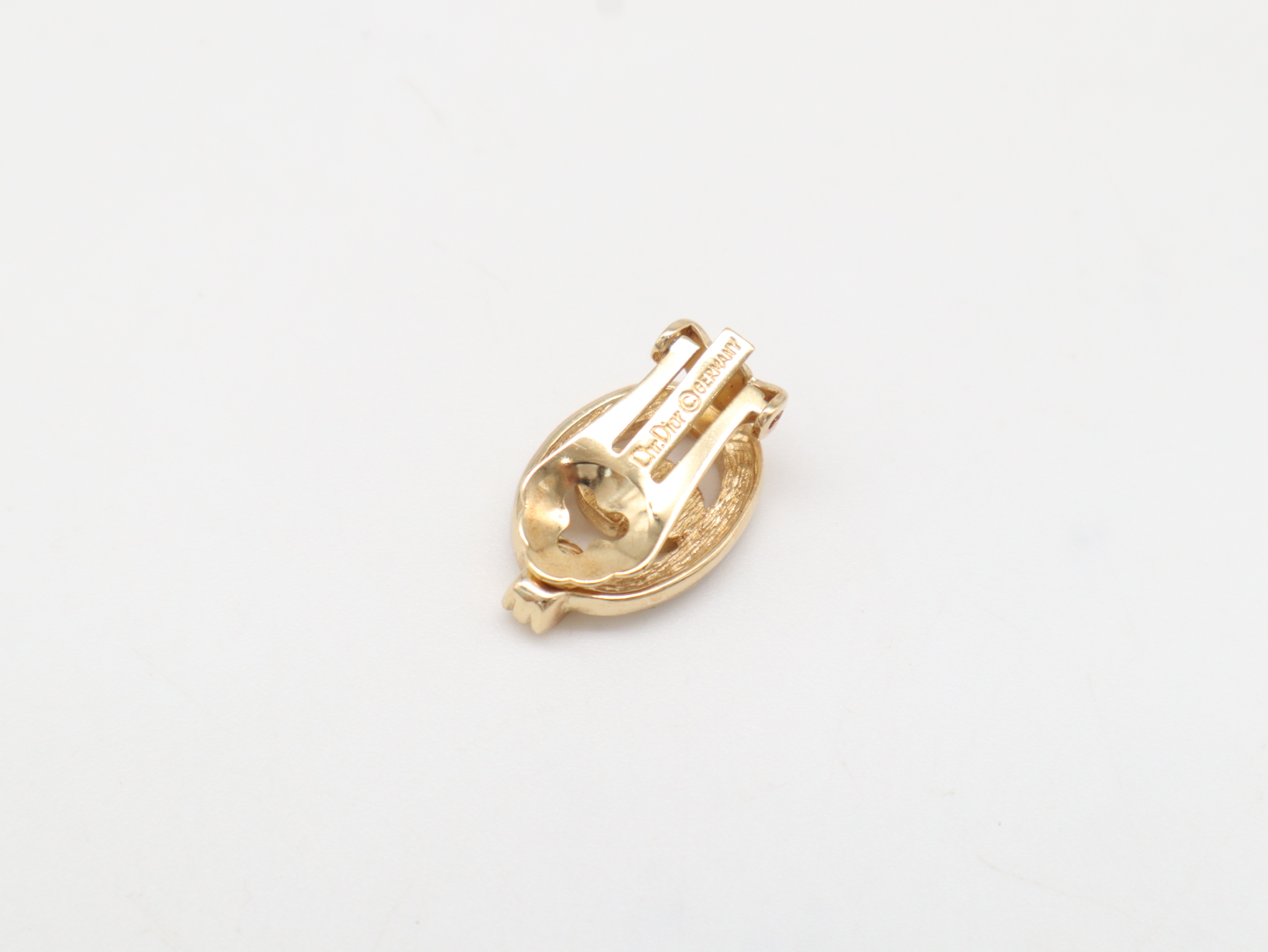 GP x Rhinestone CD Logo Single Earring — view 2