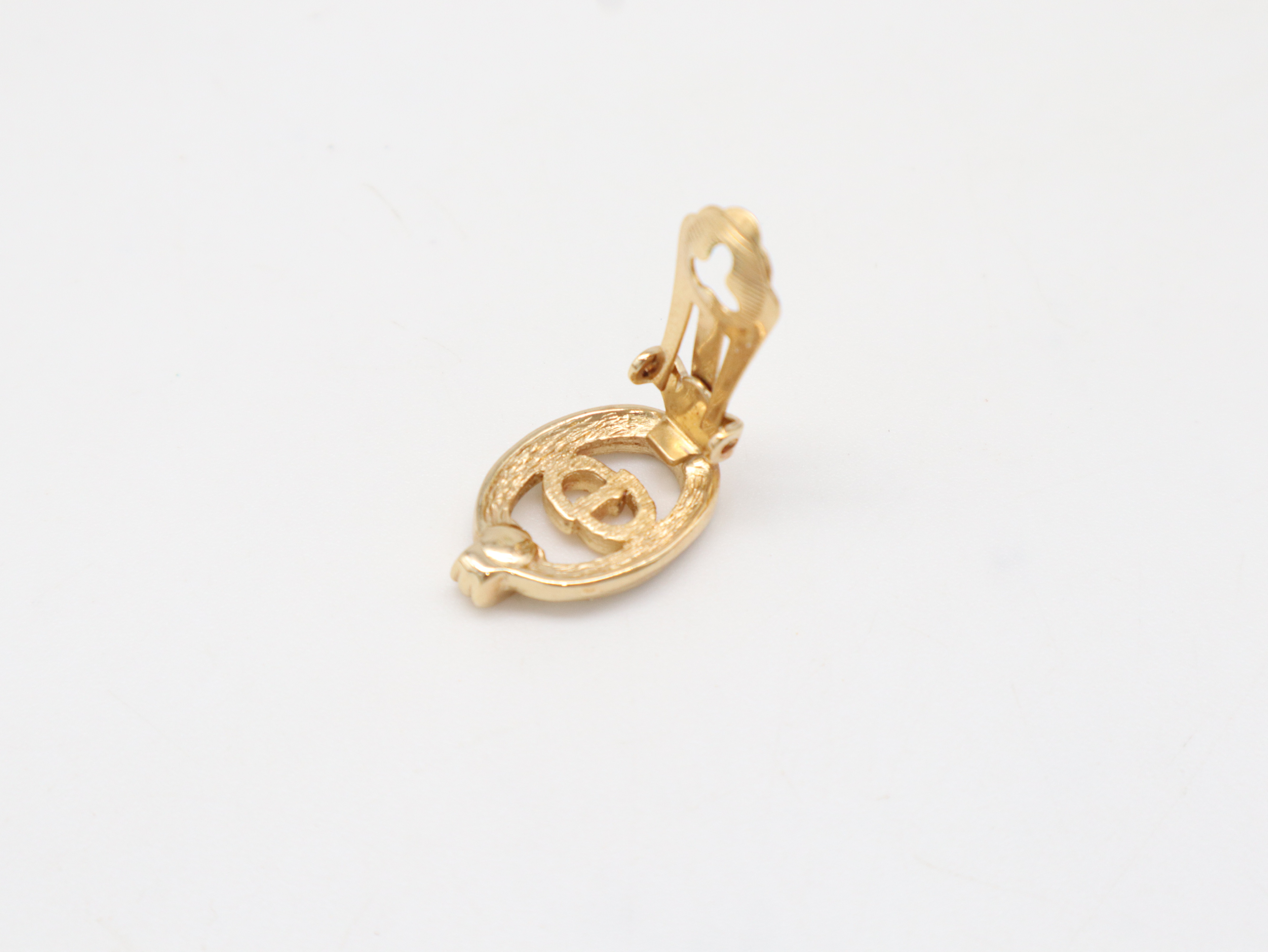 GP x Rhinestone CD Logo Single Earring — view 3
