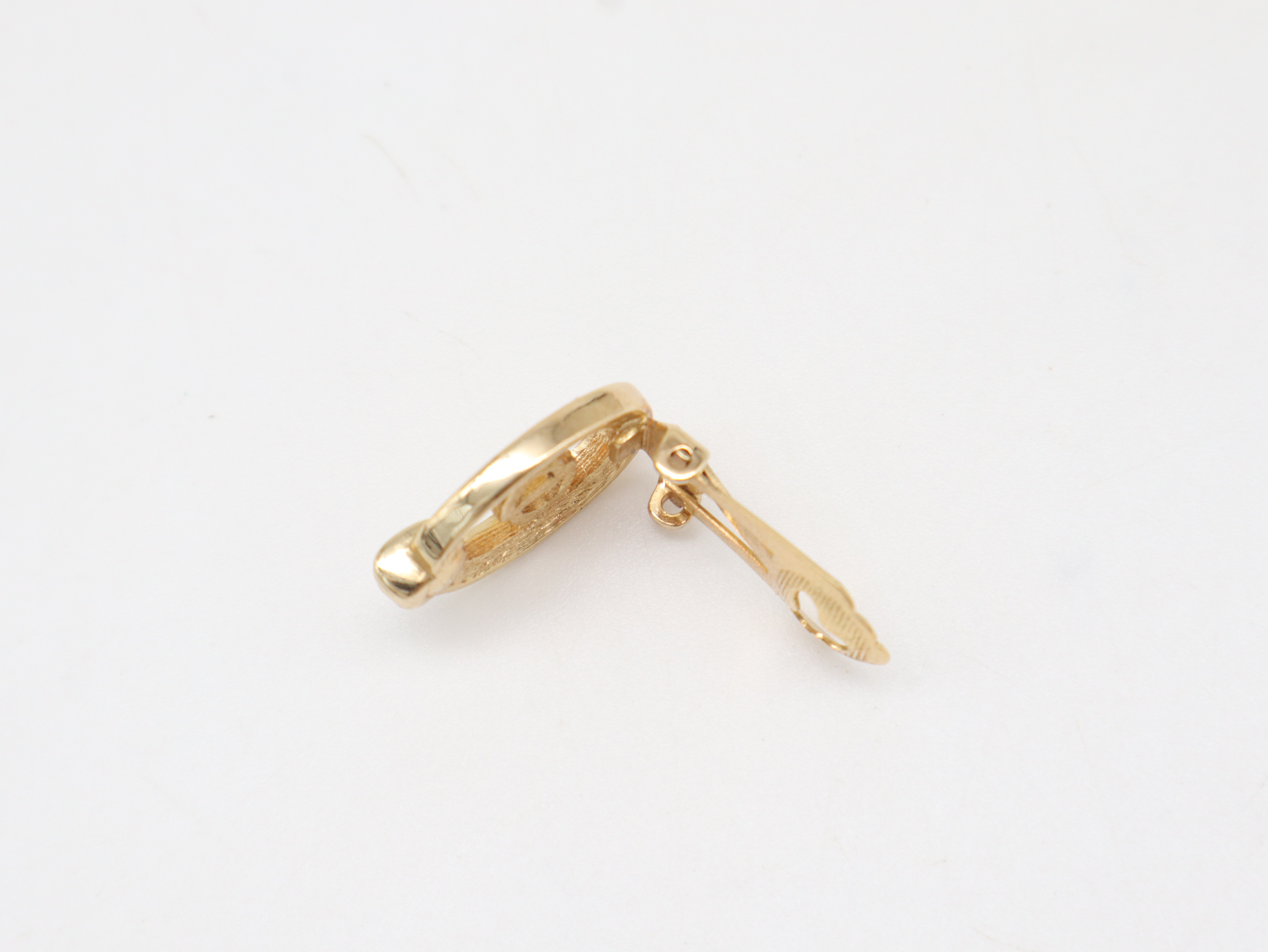 GP x Rhinestone CD Logo Single Earring — view 4