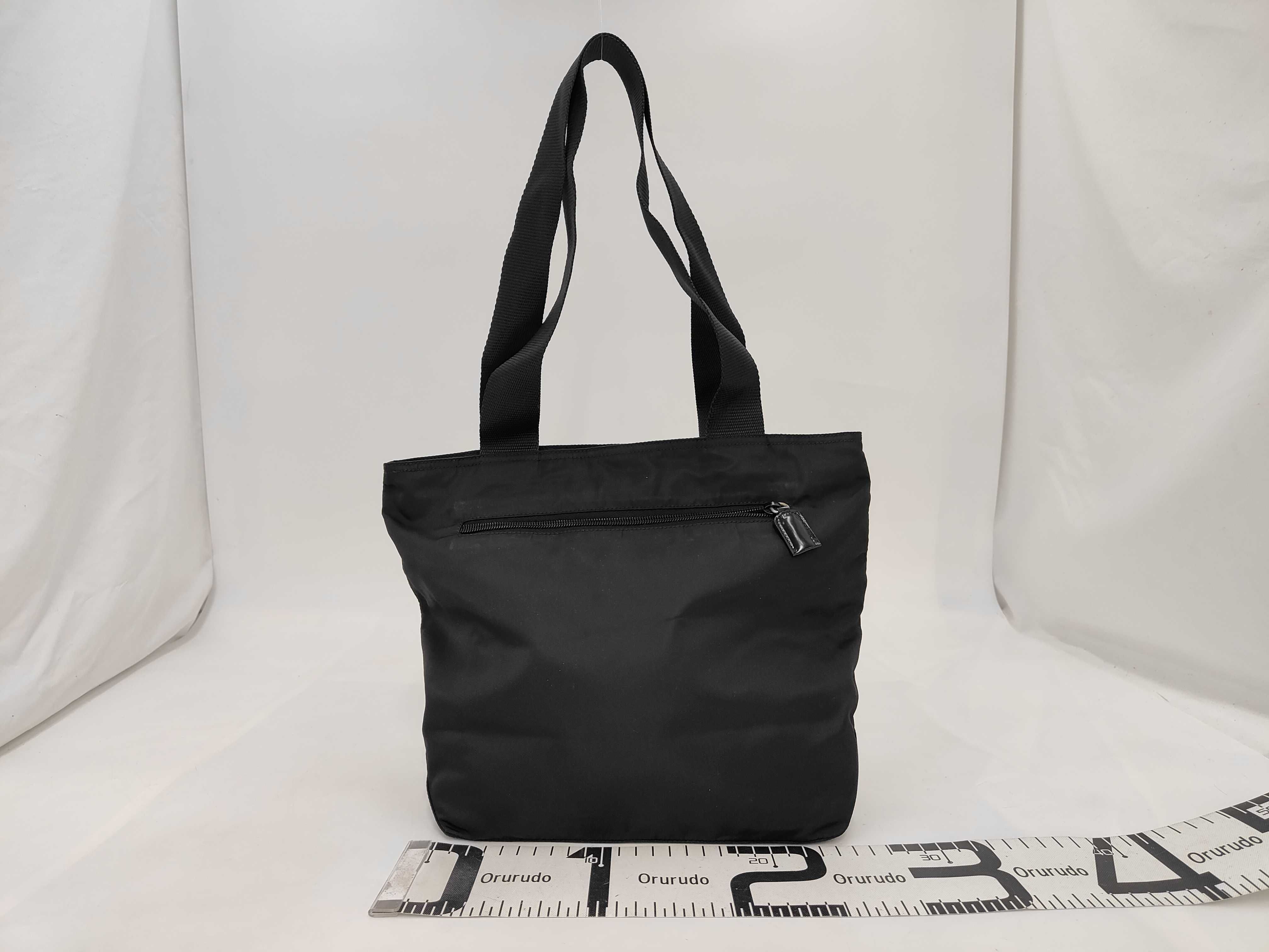 Nylon Prada Nylon Tote Bag Triangle Logo Tote Bag — view 2