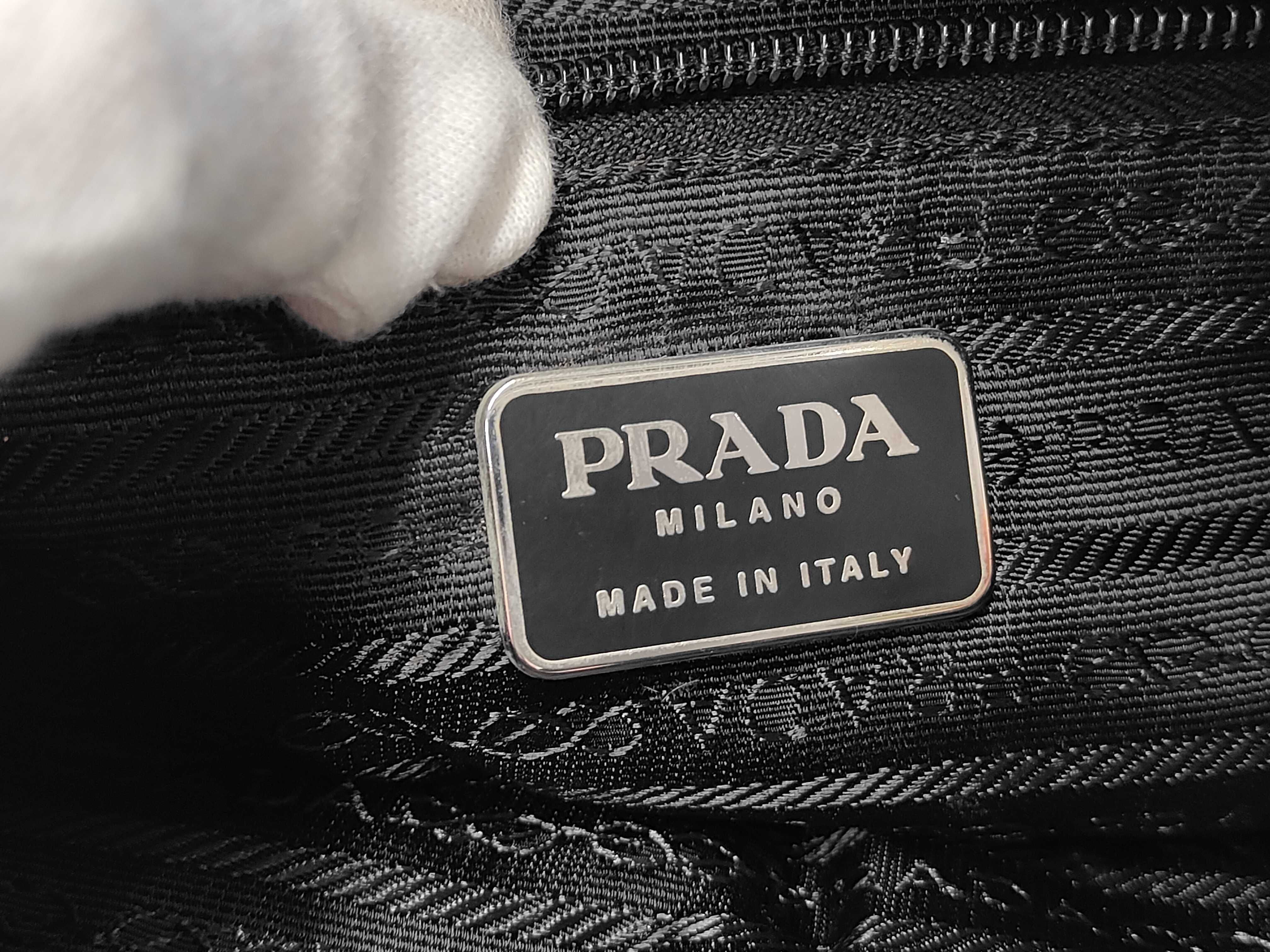 Nylon Prada Nylon Tote Bag Triangle Logo Tote Bag — view 12