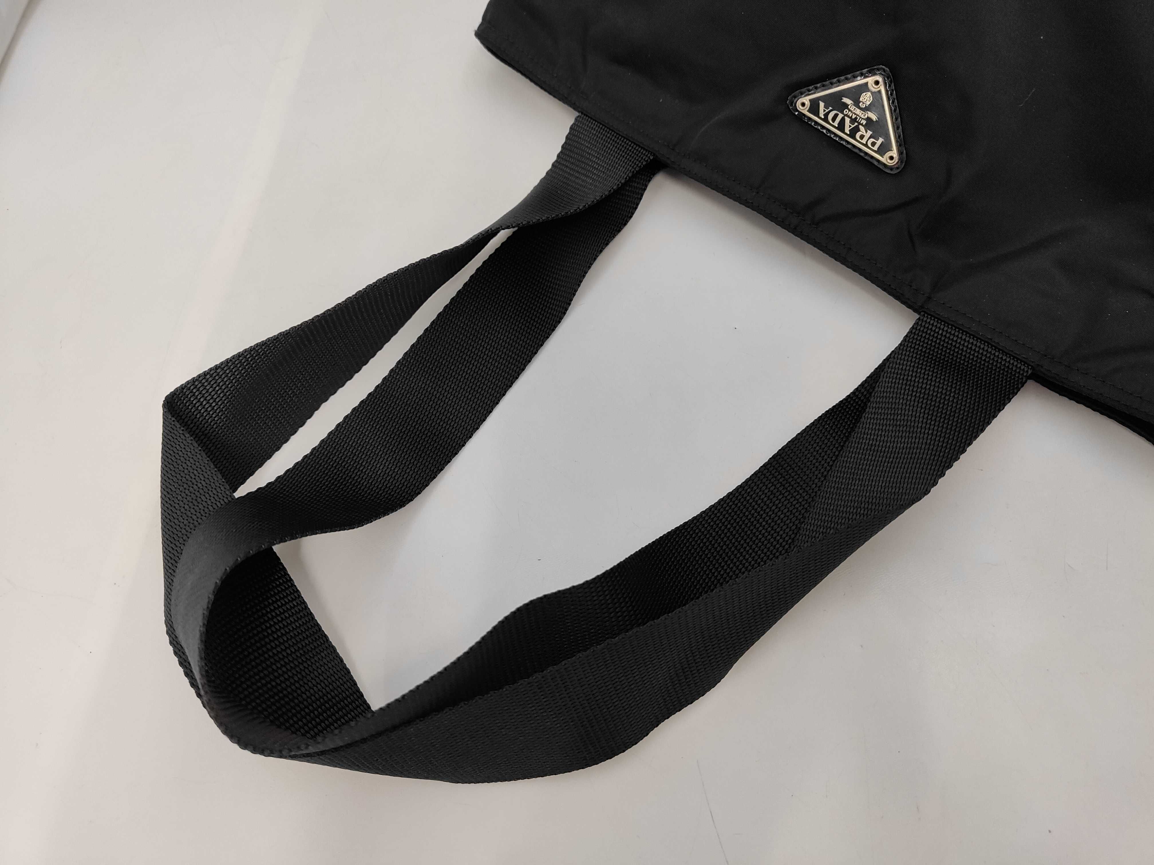 Nylon Prada Nylon Tote Bag Triangle Logo Tote Bag — view 5