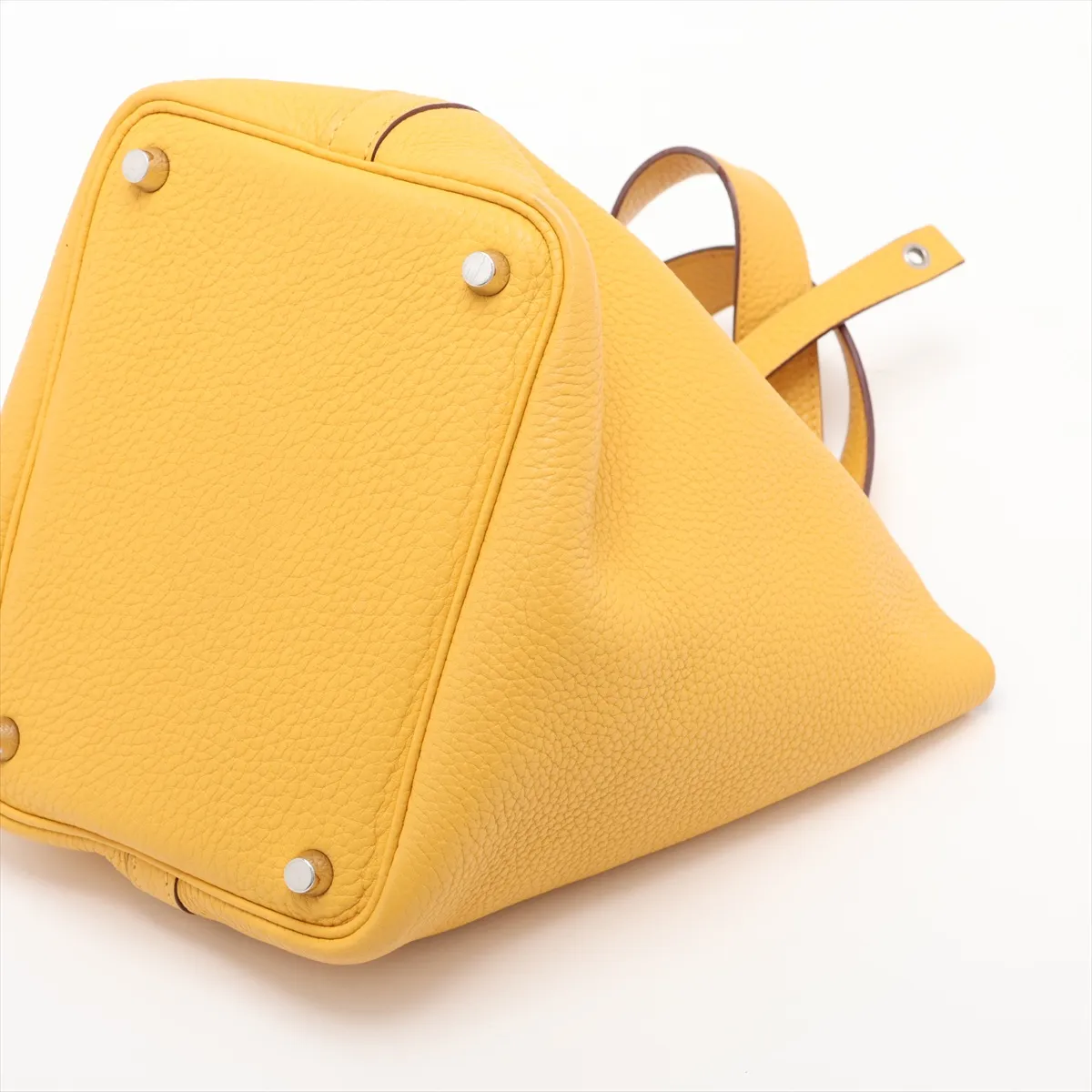 Picotin Lock 18 PM, Taurillon Clemence leather, Soleil, silver hardware, M: 2009 — view 3