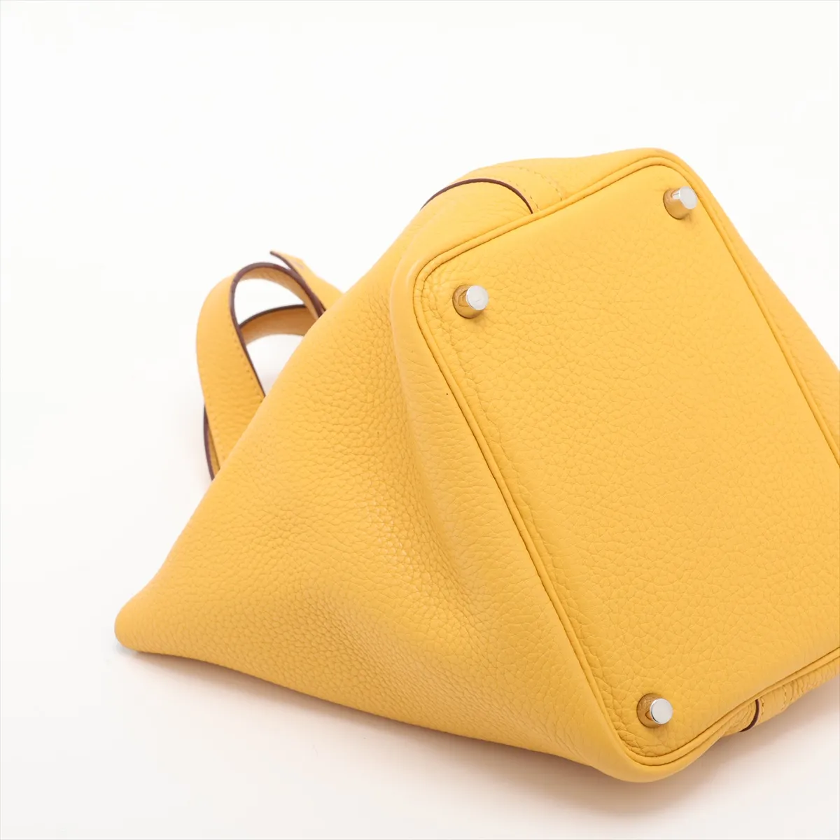 Picotin Lock 18 PM, Taurillon Clemence leather, Soleil, silver hardware, M: 2009 — view 4