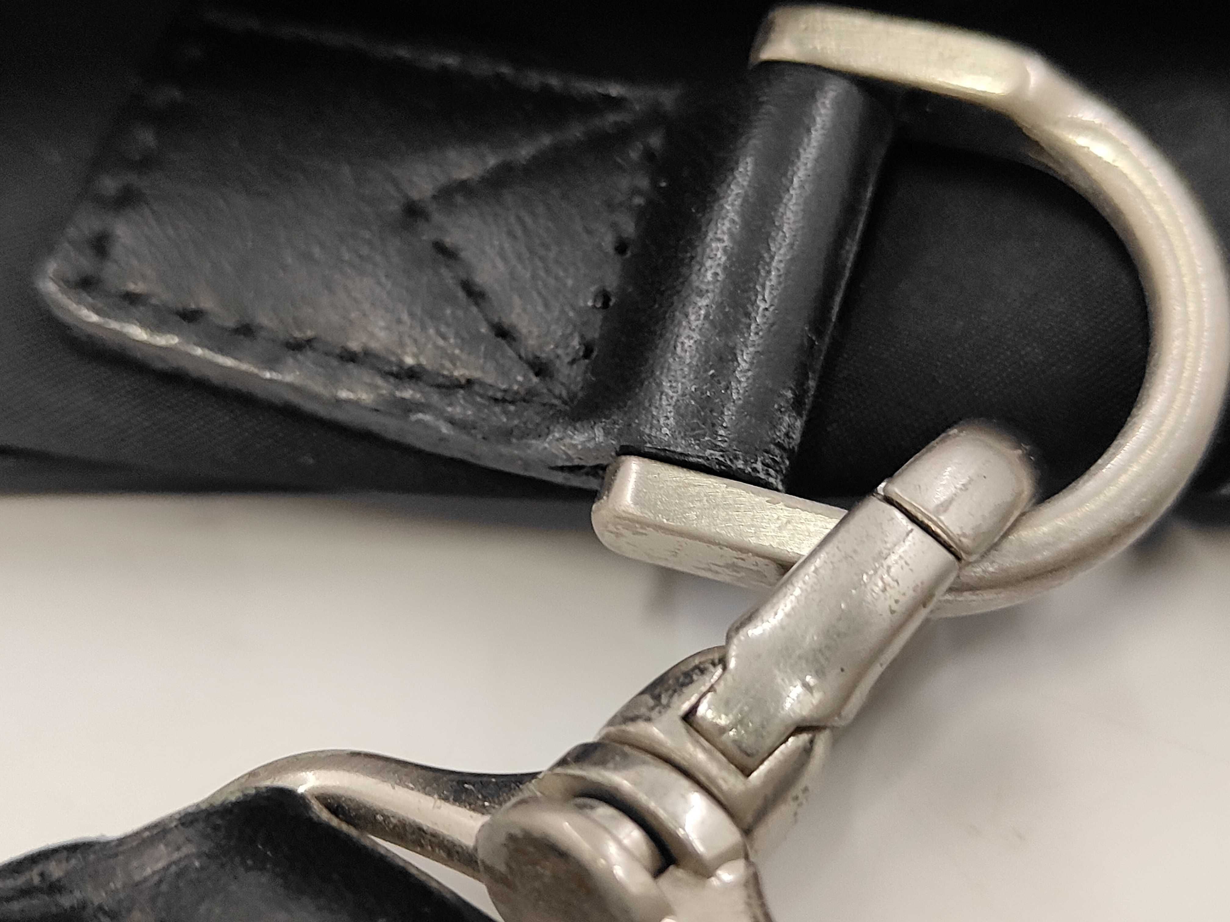 Briefcase, 2-way, Nylon x Leather, Black Business Bag — view 5