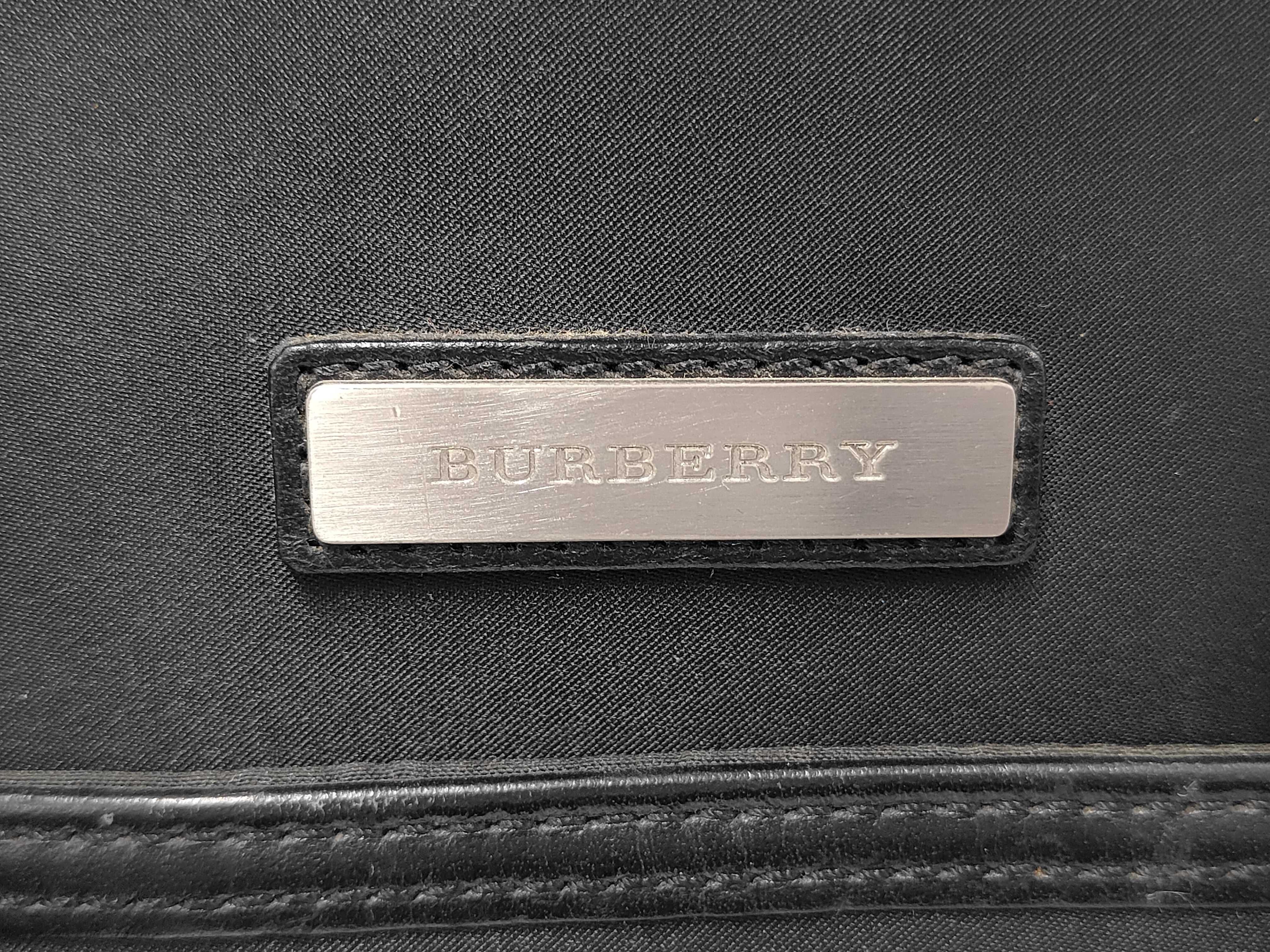 Briefcase, 2-way, Nylon x Leather, Black Business Bag — view 10