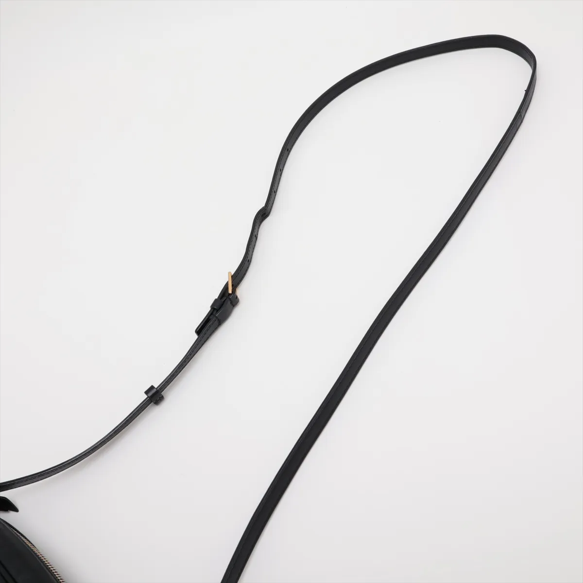 Lou Camera Leather Shoulder Bag, Black, 574494 — view 5