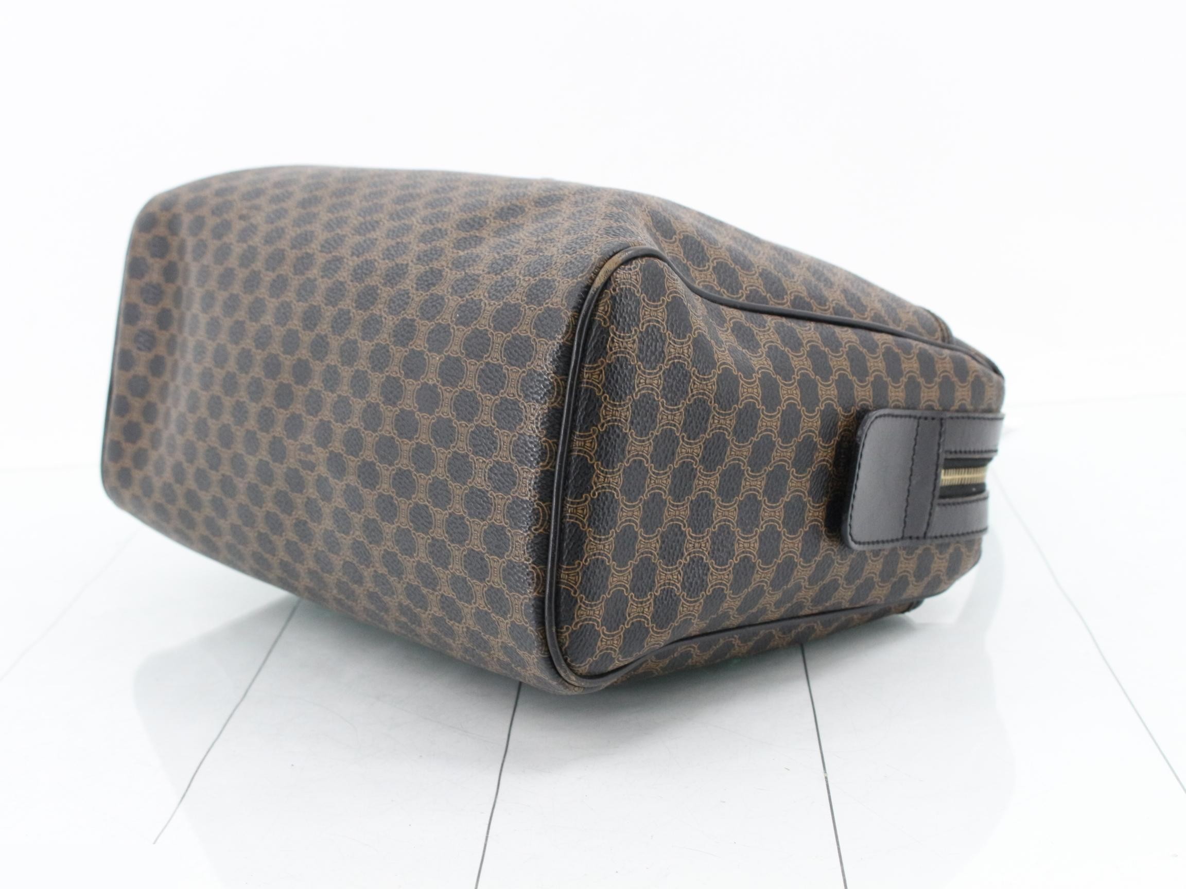 Handbag, black maca, Boston style. — view 6