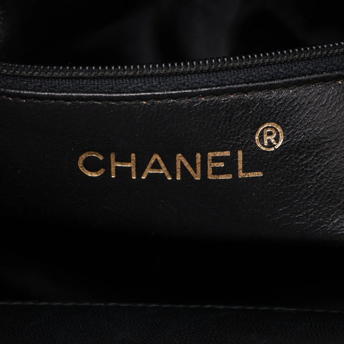 Matelassé Lambskin Clutch Bag, Black with Gold Hardware, Item No. 1723276 — view 9