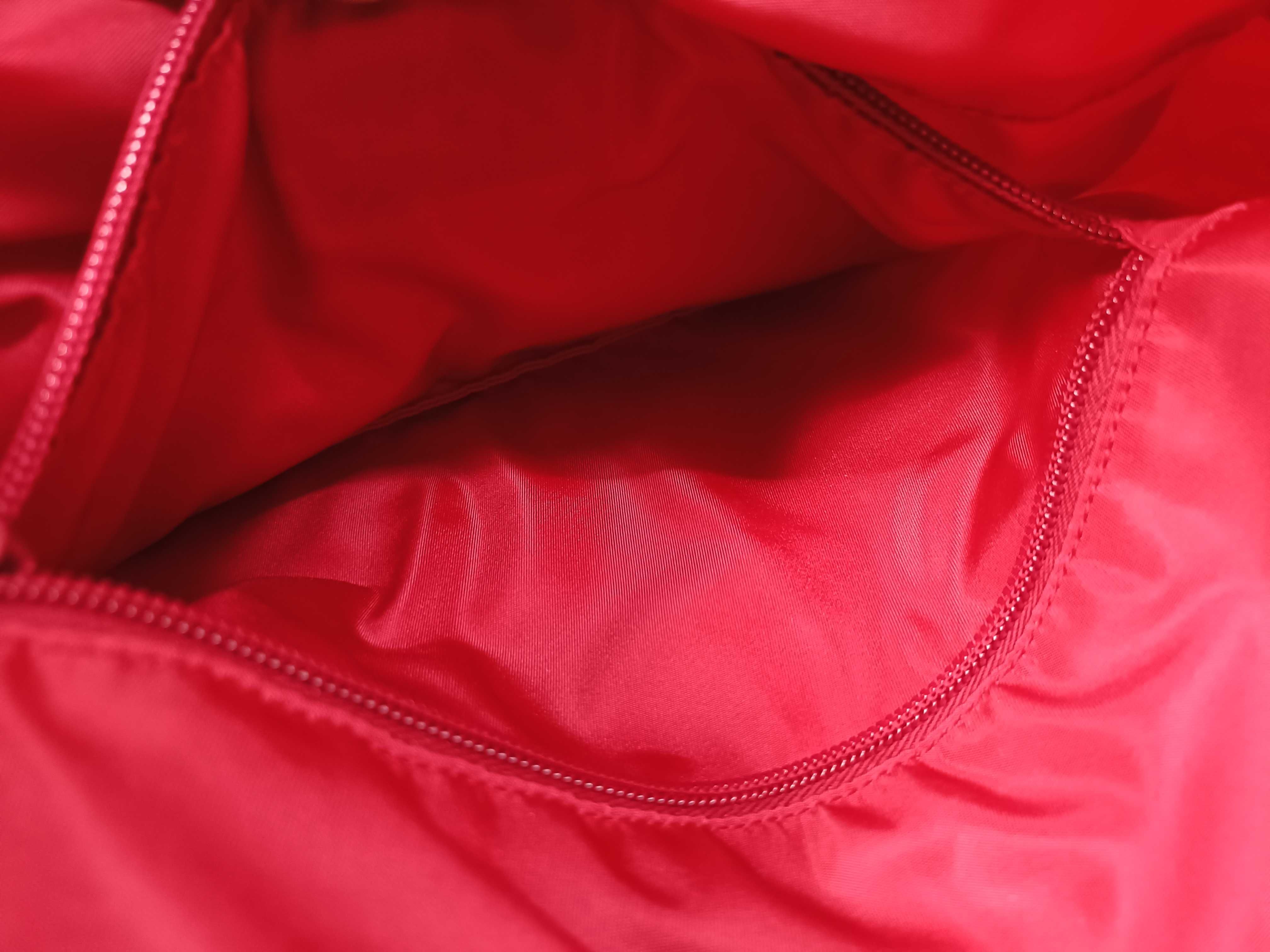 Nylon Tote Bag, Red, B7811 — view 12