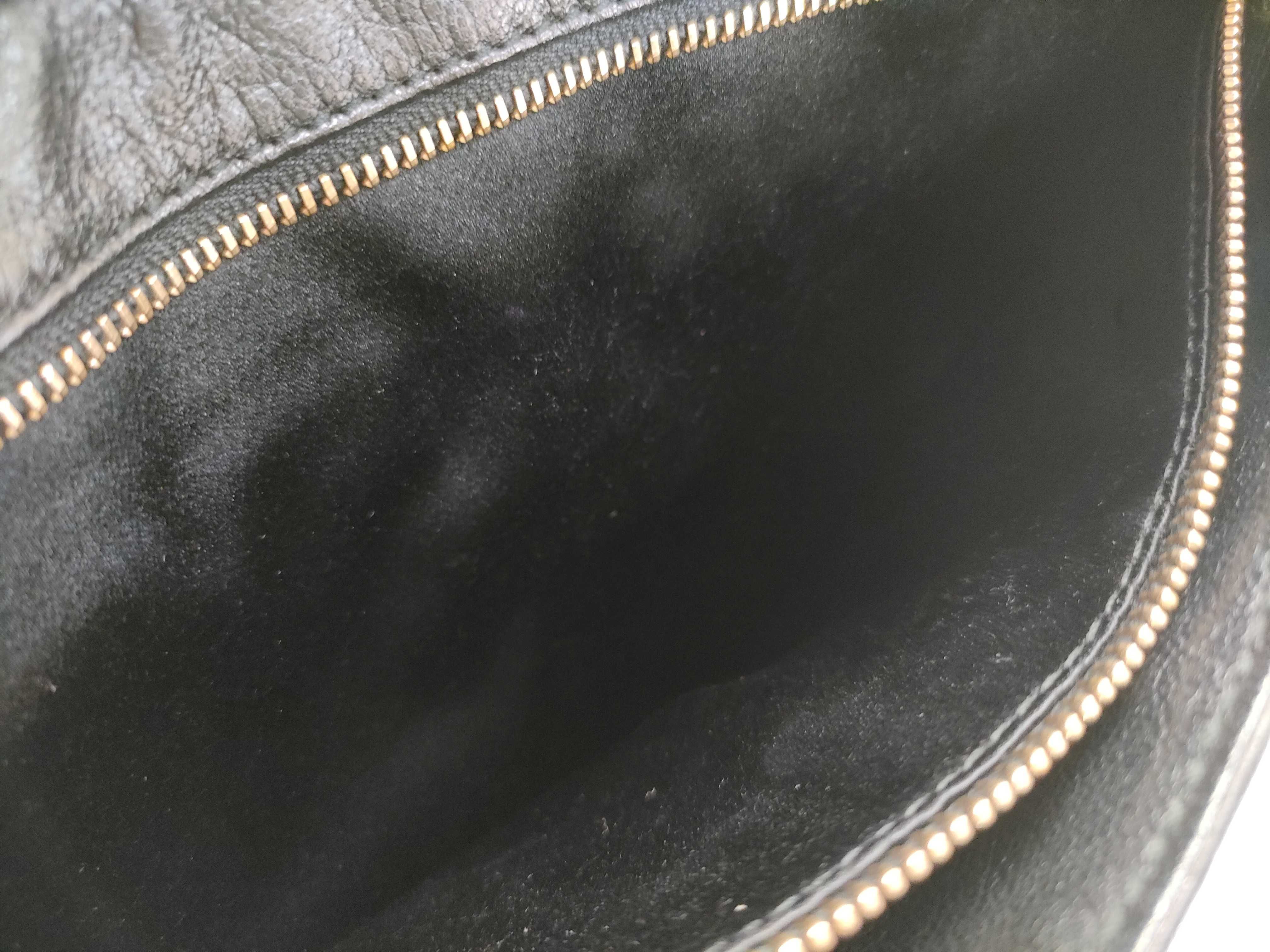 grained leather gold chain turnlock key clochette black one-shoulder bag handbag shoulder bag — view 10