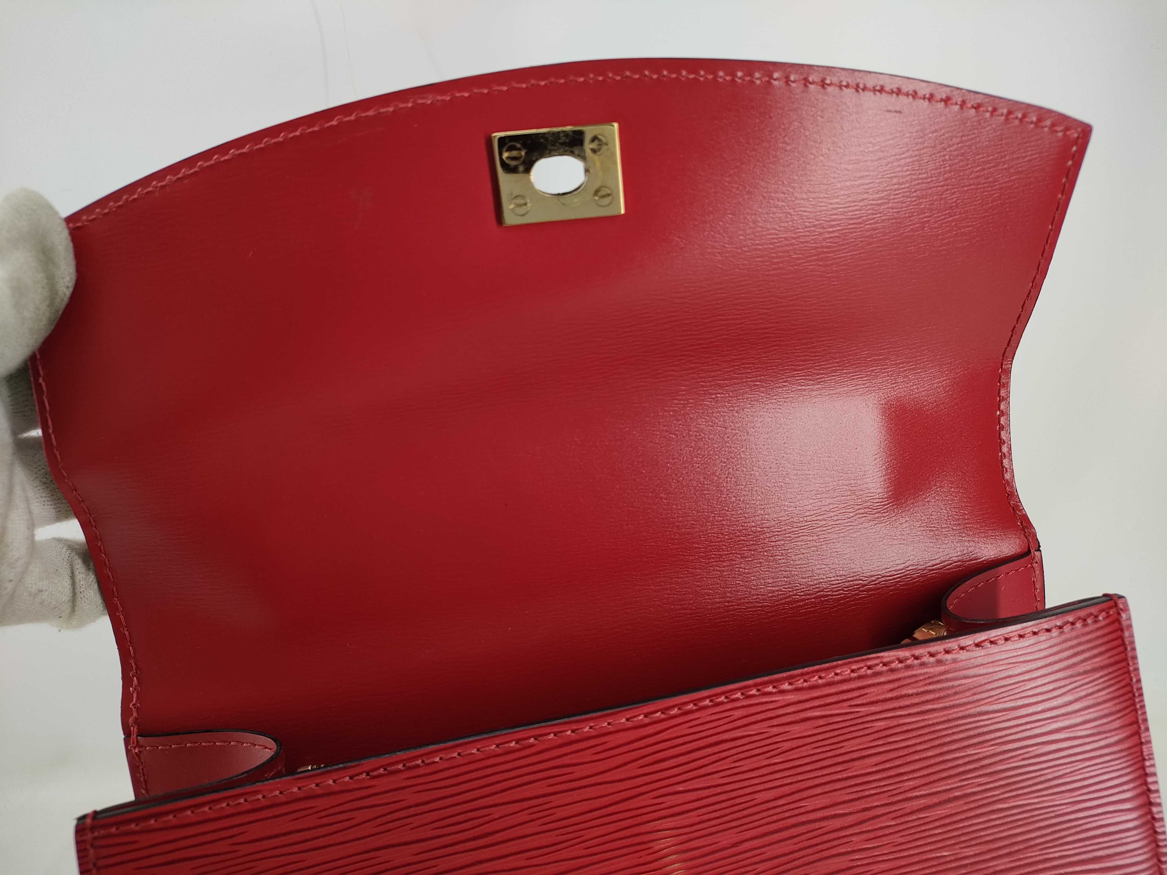 Epi M52377 Malesherbes Red Epi Handbag — view 7