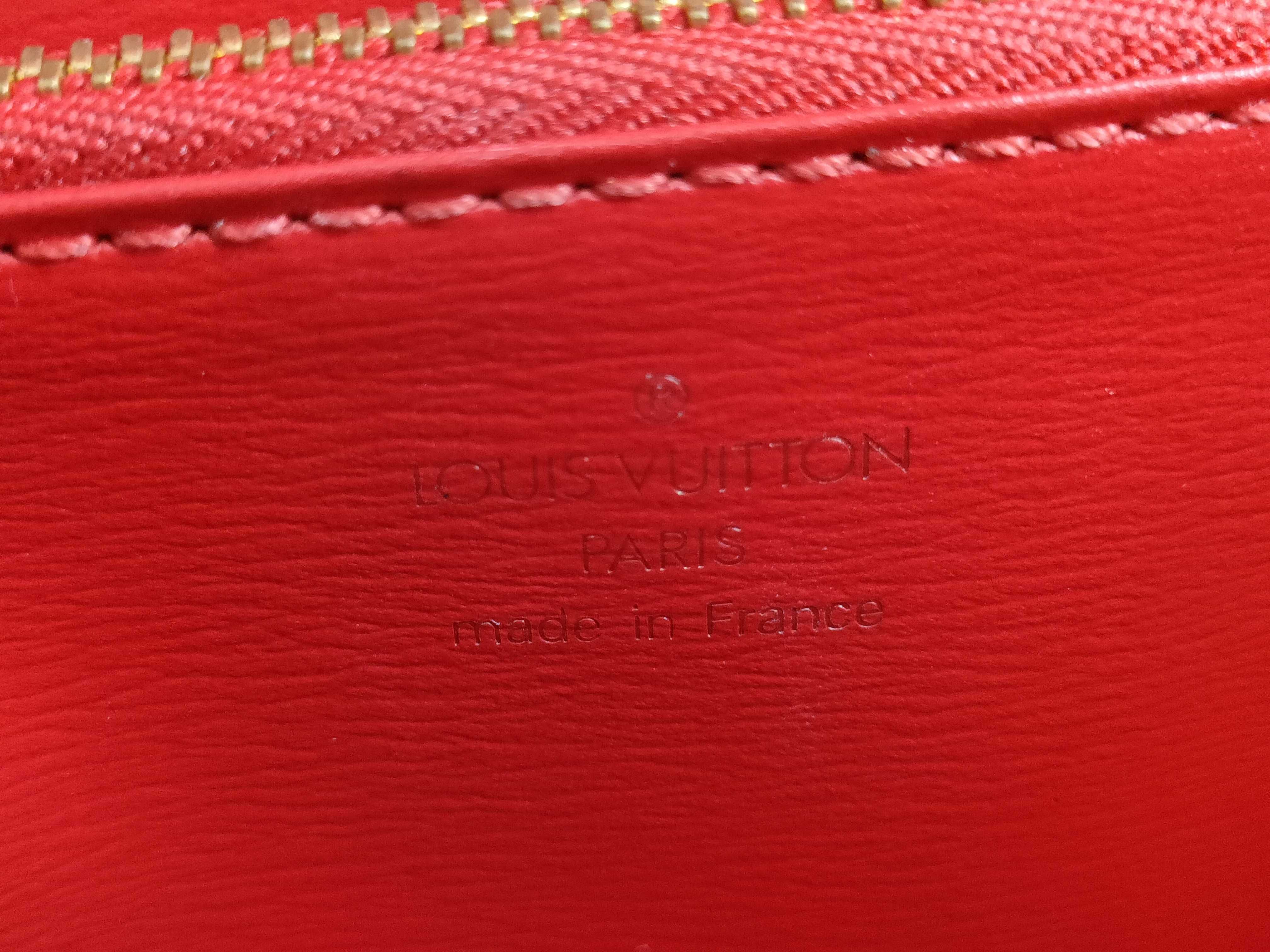 Epi M52377 Malesherbes Red Epi Handbag — view 10