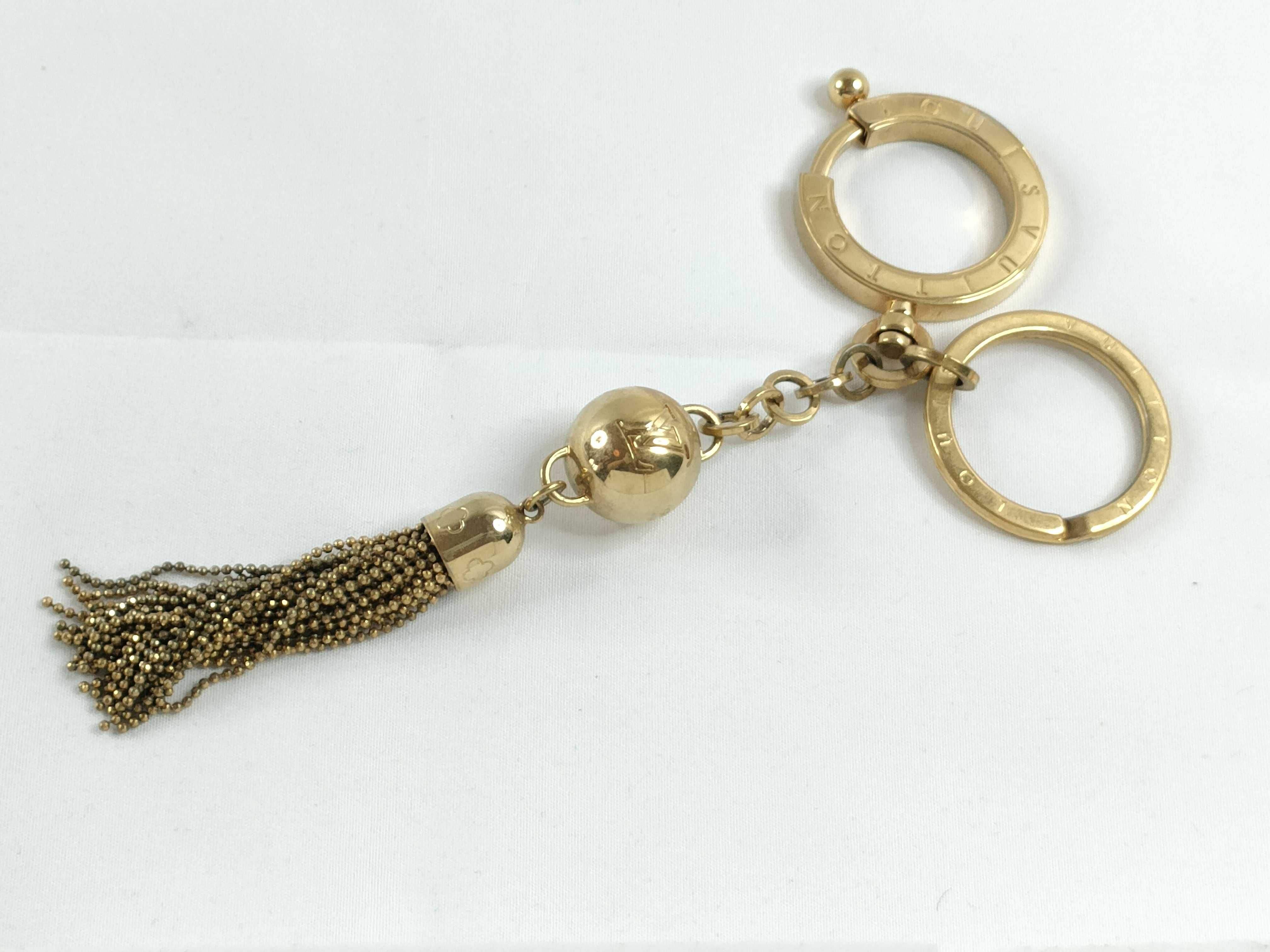 Gold Ball Tassel Charm