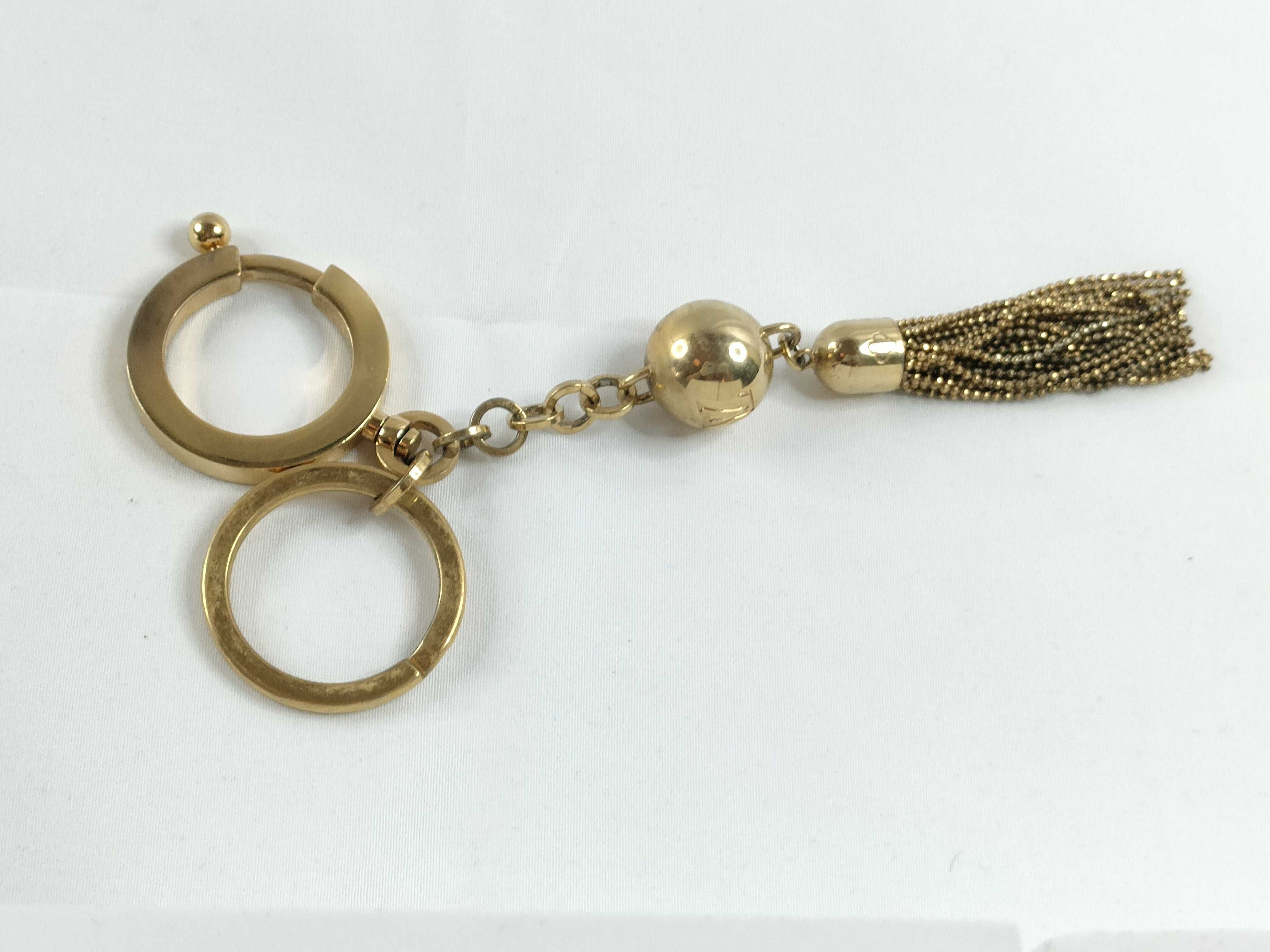 Gold Ball Tassel Charm — view 2
