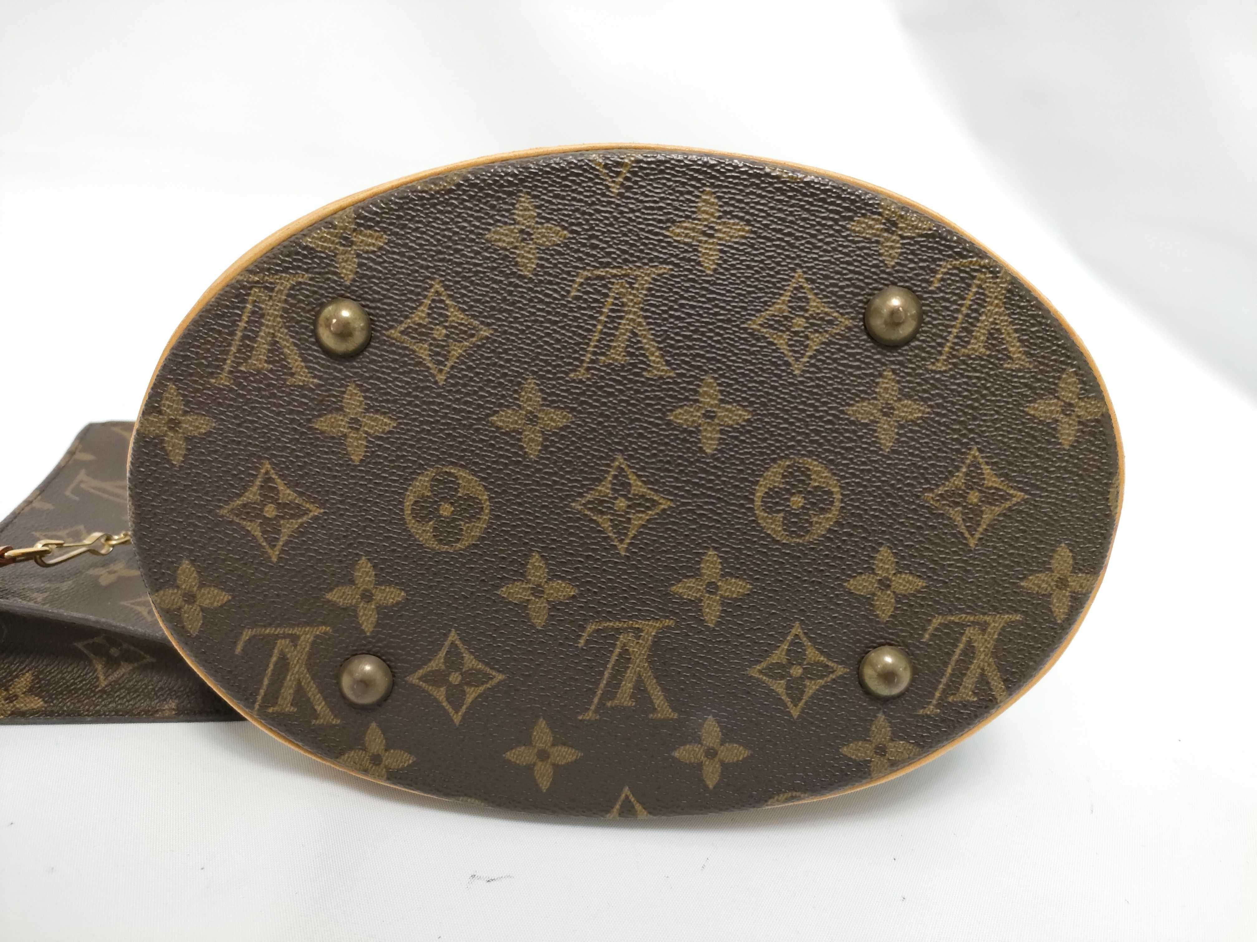 Monogram Bucket PM Tote Bag Handbag M42238 — view 3
