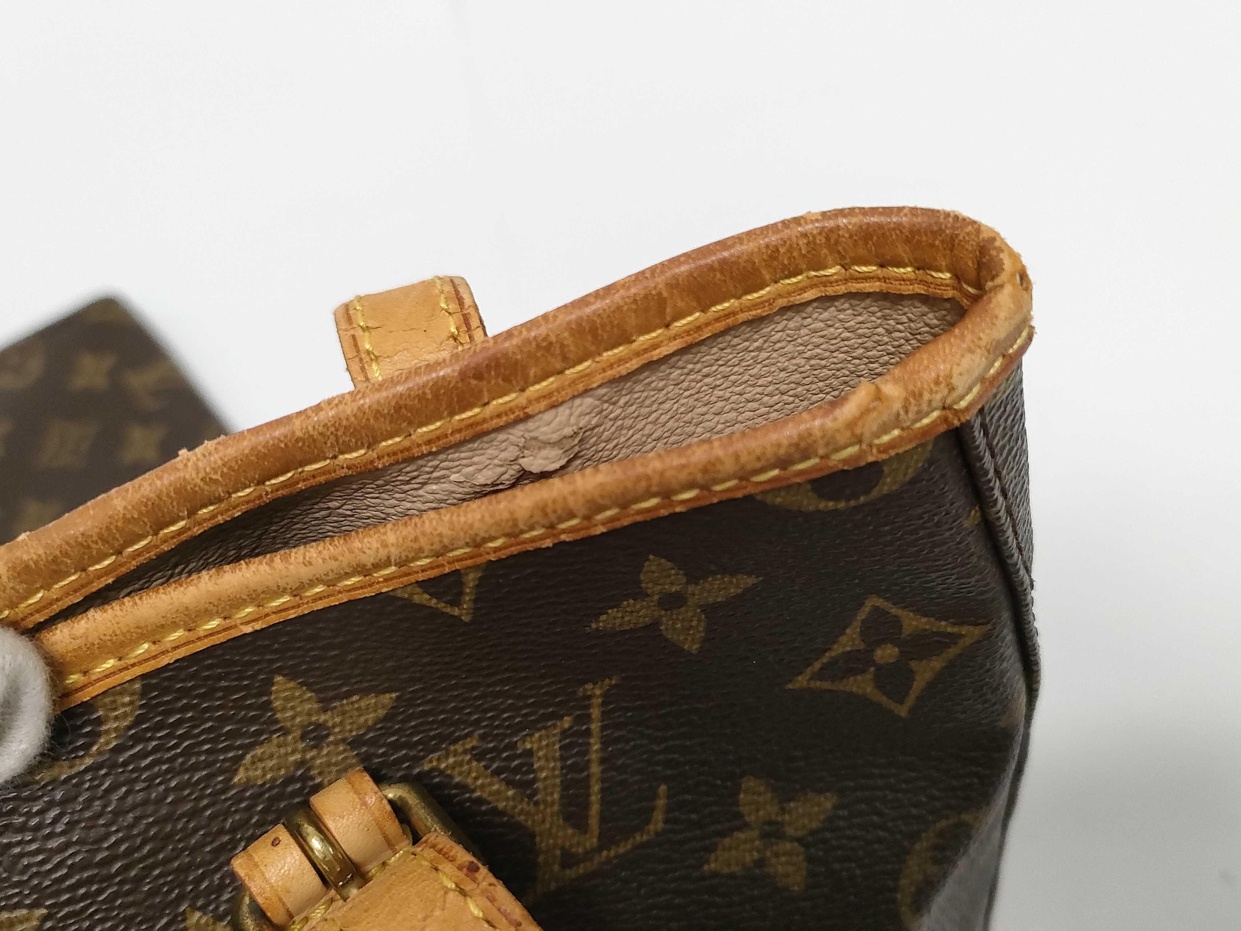 Monogram Bucket PM Tote Bag Handbag M42238 — view 8