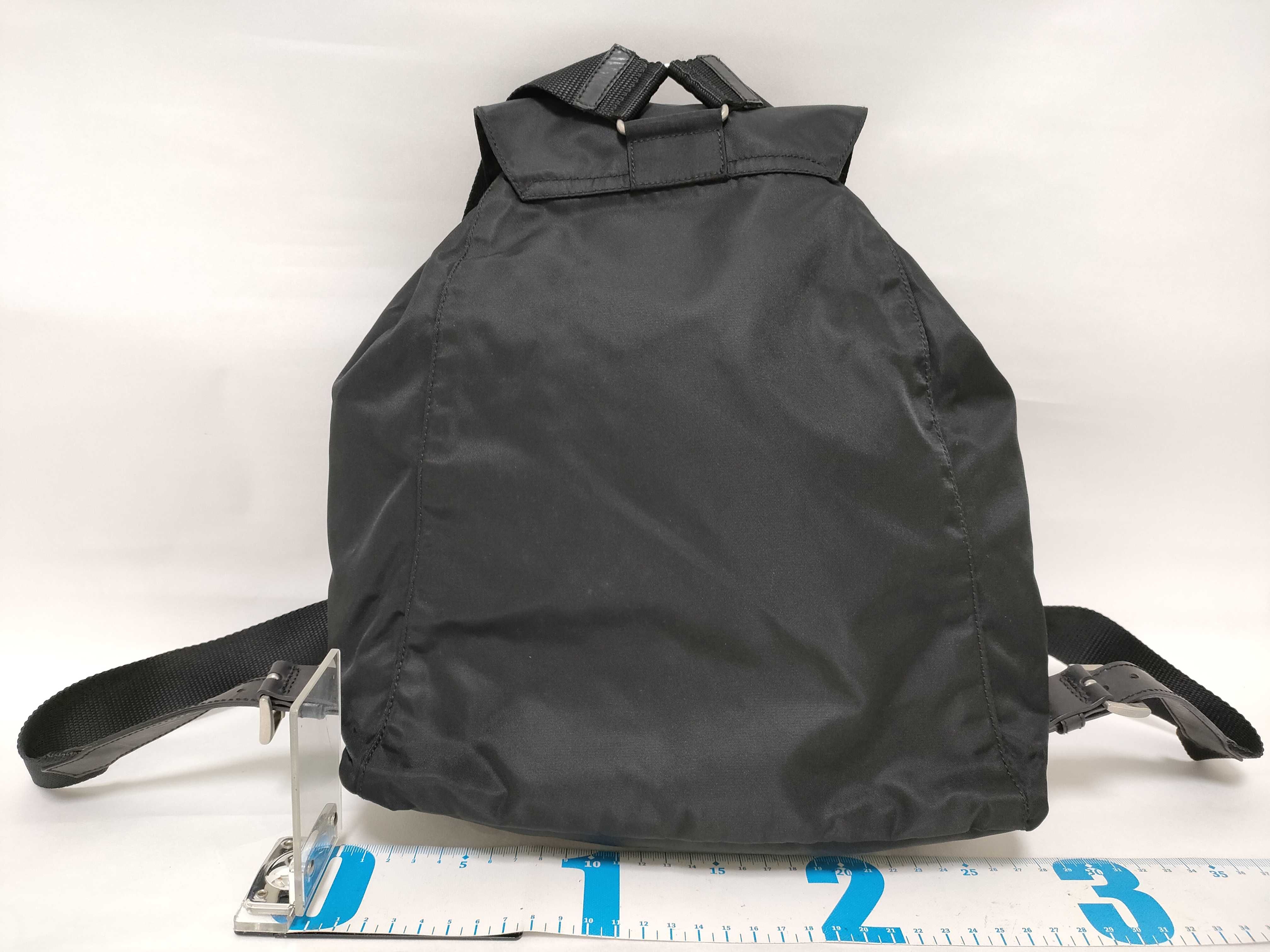 nylon backpack with Prada triangular logo. — view 2