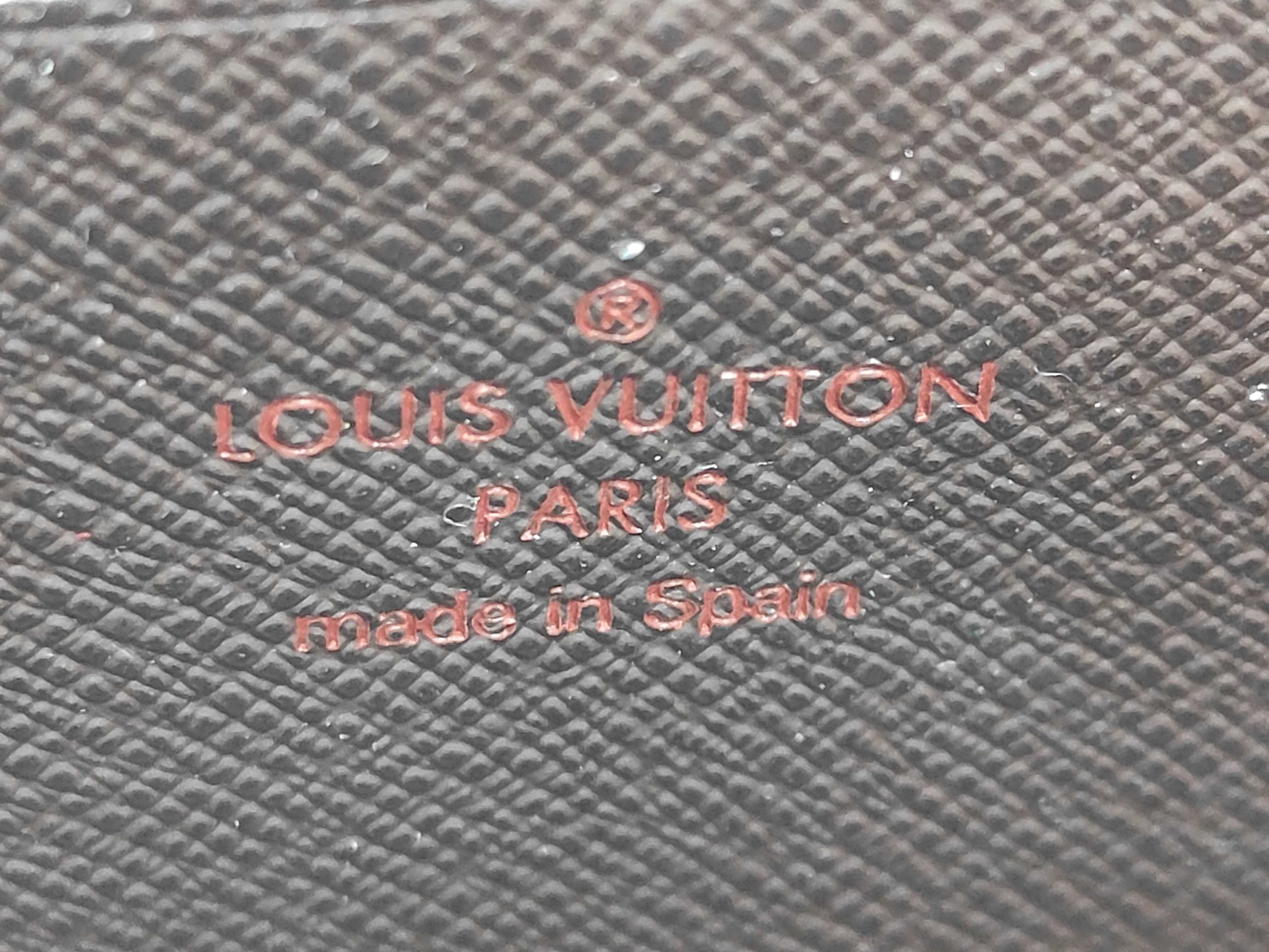 Damier LV Damier Long Wallet with Box and Dust Bag — view 11
