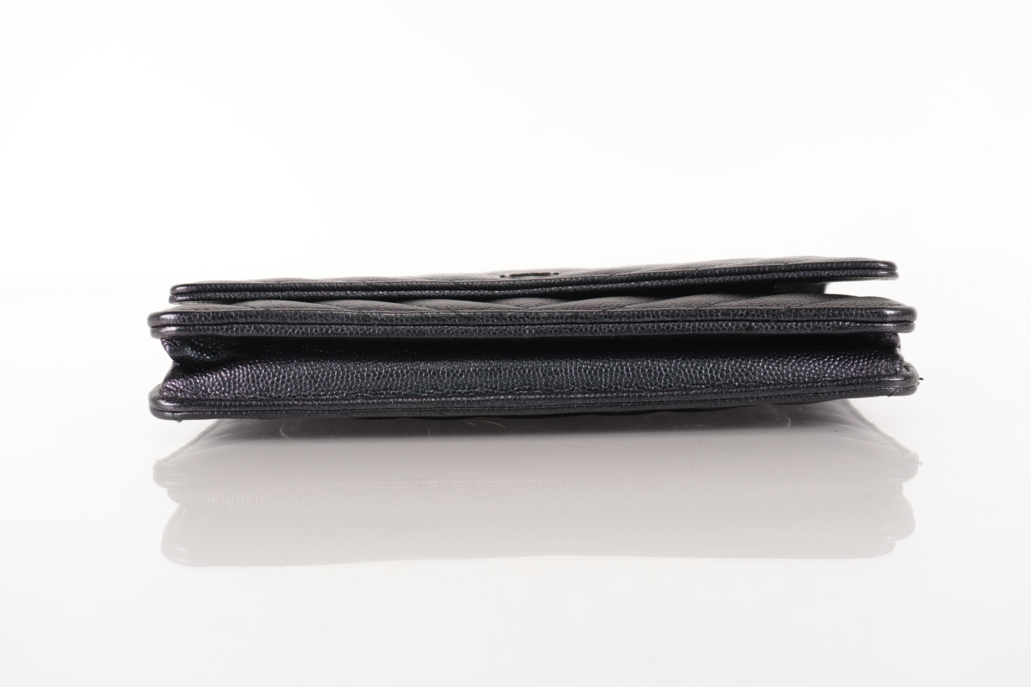 Chevron Caviar Chain Wallet, Series 24, Shoulder Bag — view 7