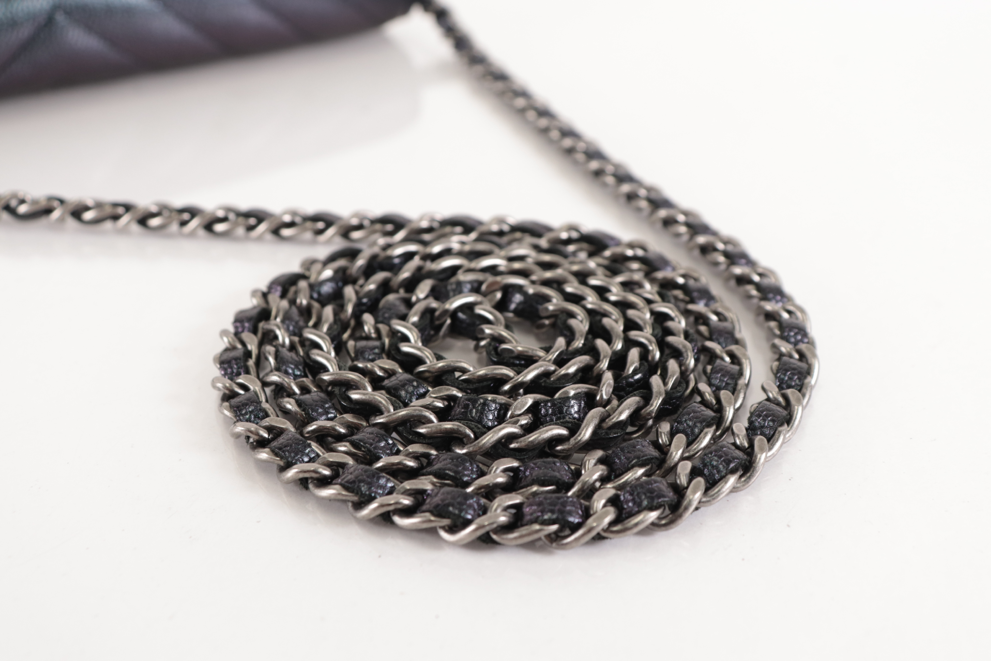 Chevron Caviar Chain Wallet, Series 24, Shoulder Bag — view 8
