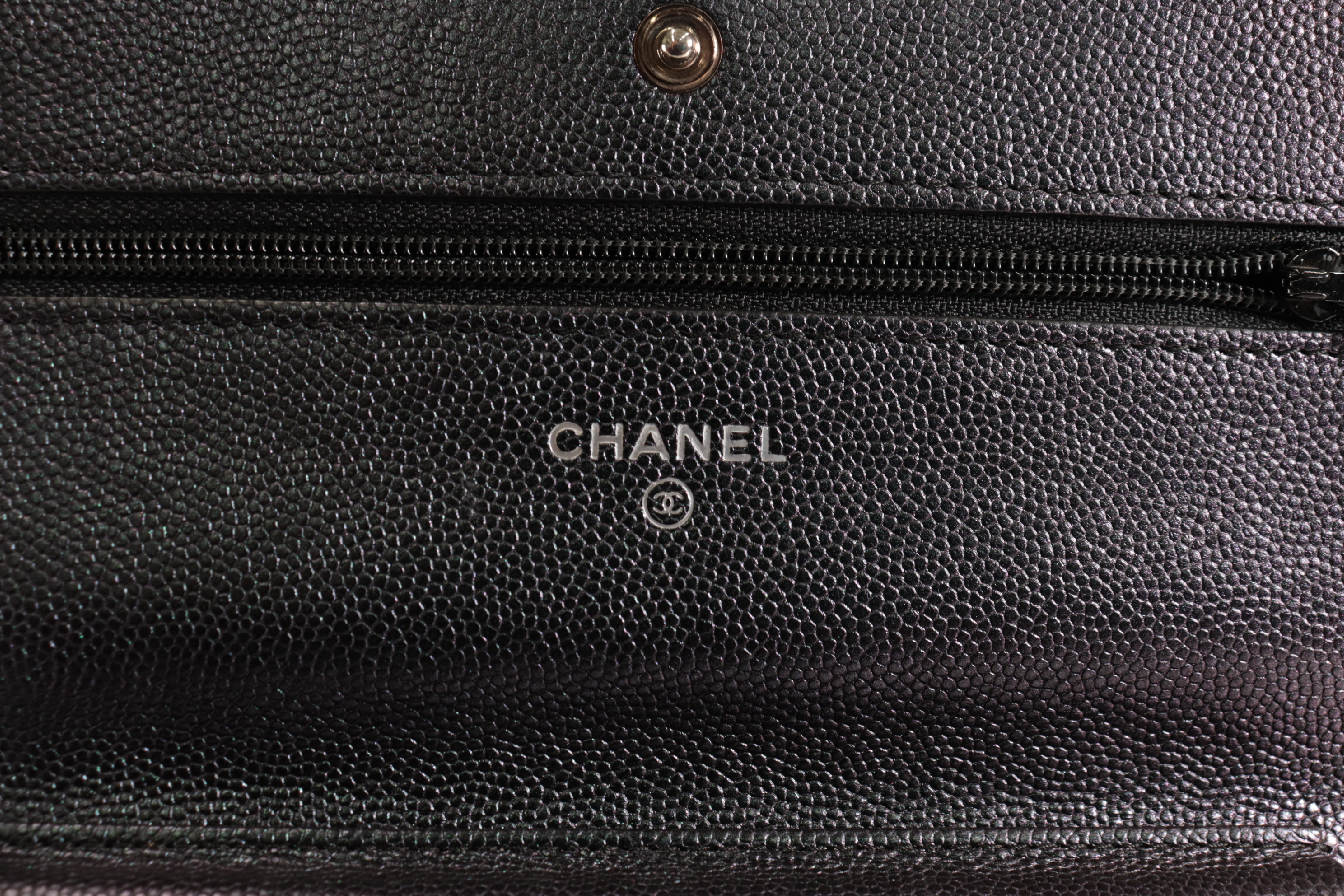 Chevron Caviar Chain Wallet, Series 24, Shoulder Bag — view 9