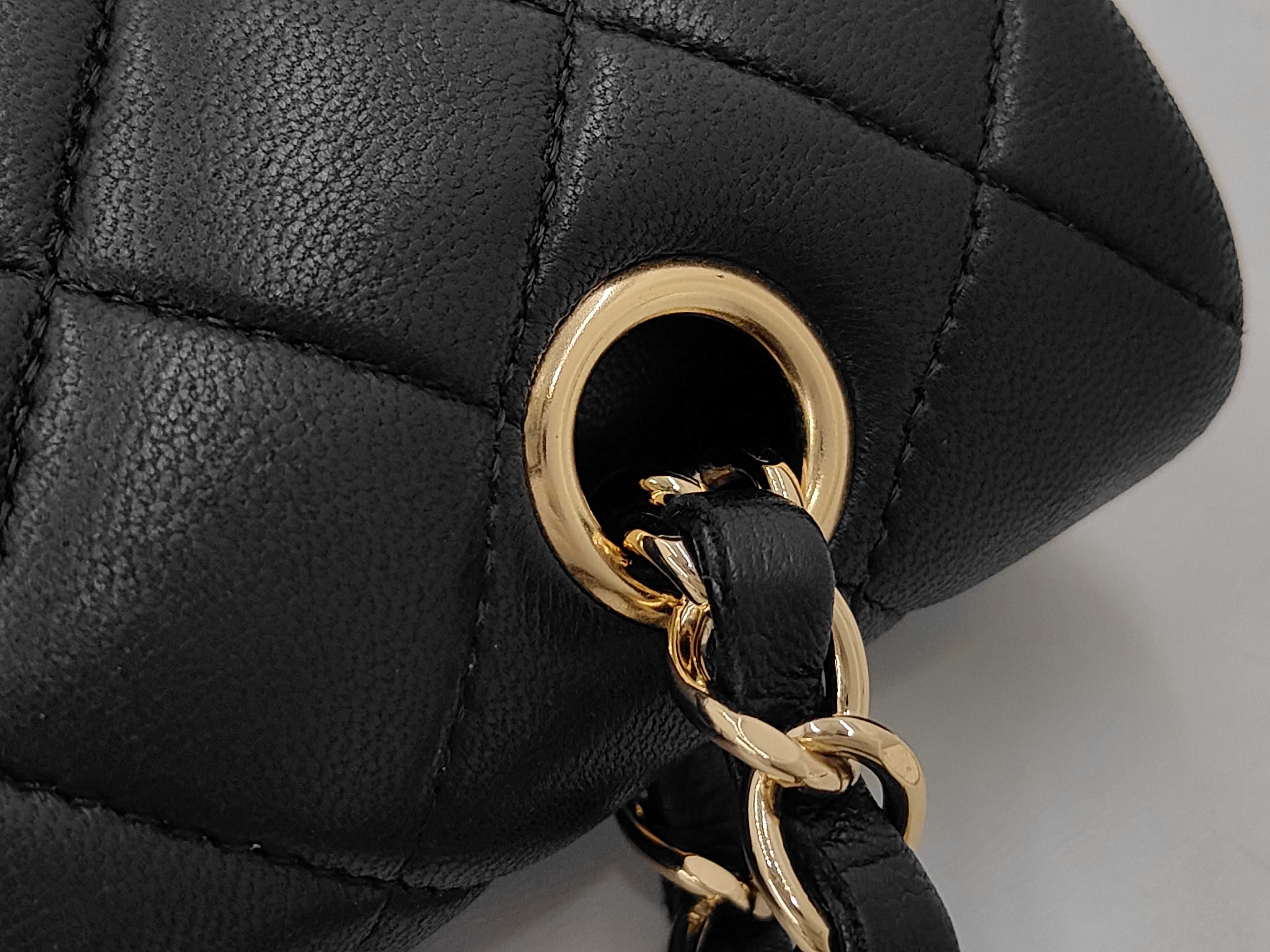 Matelassé 25 Double Flap Double Chain Lambskin Shoulder Bag — view 7