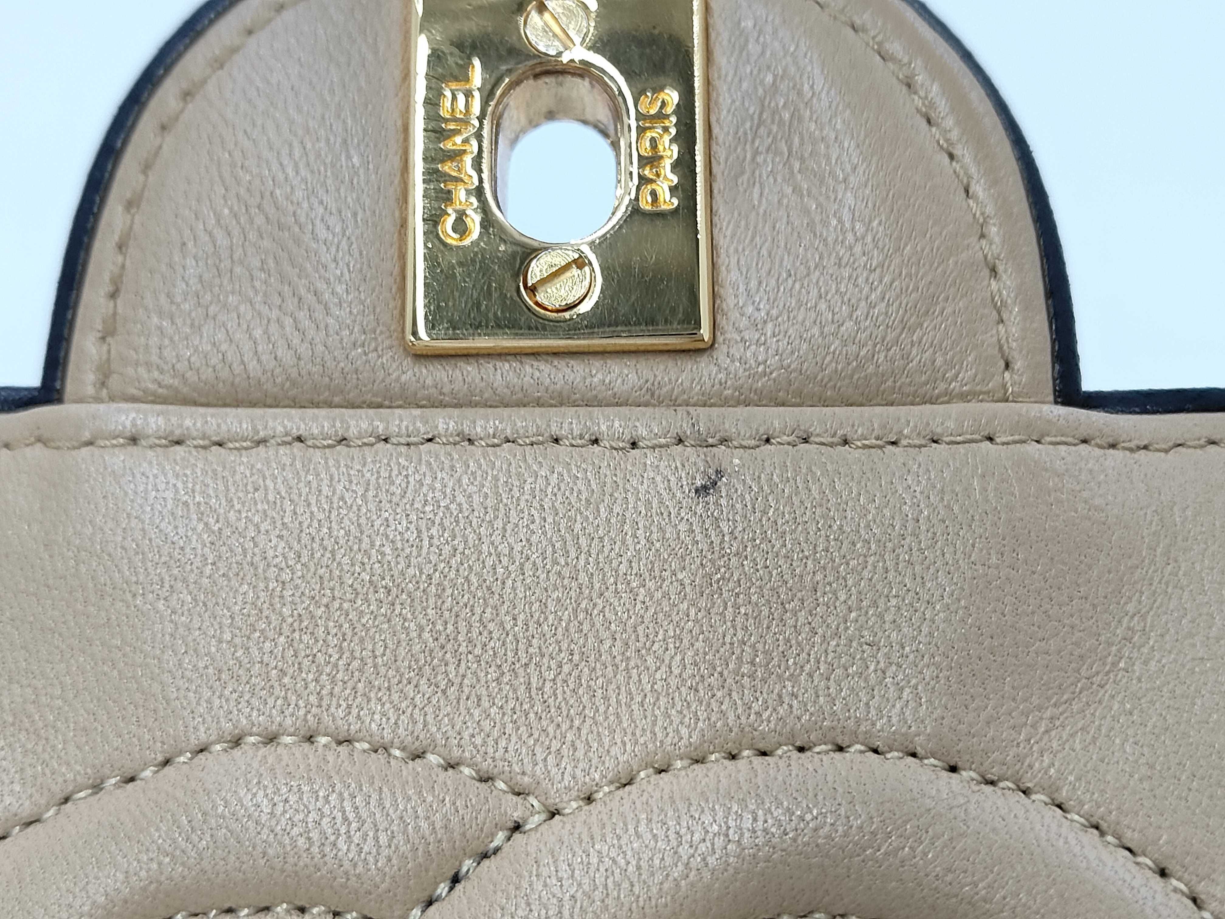 Mini Matelassé Bicolor Lambskin Shoulder Bag — view 13