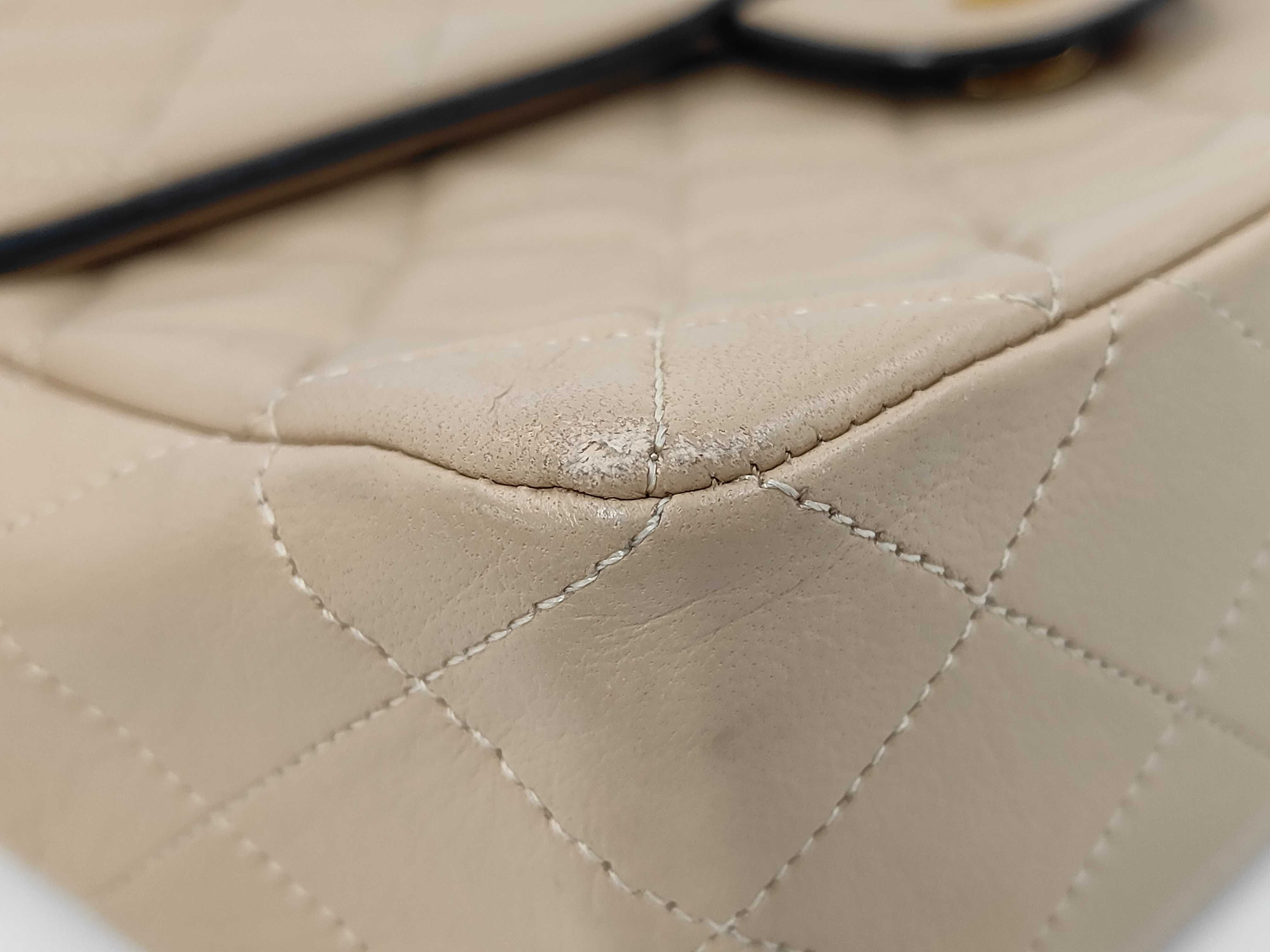 Mini Matelassé Bicolor Lambskin Shoulder Bag — view 7