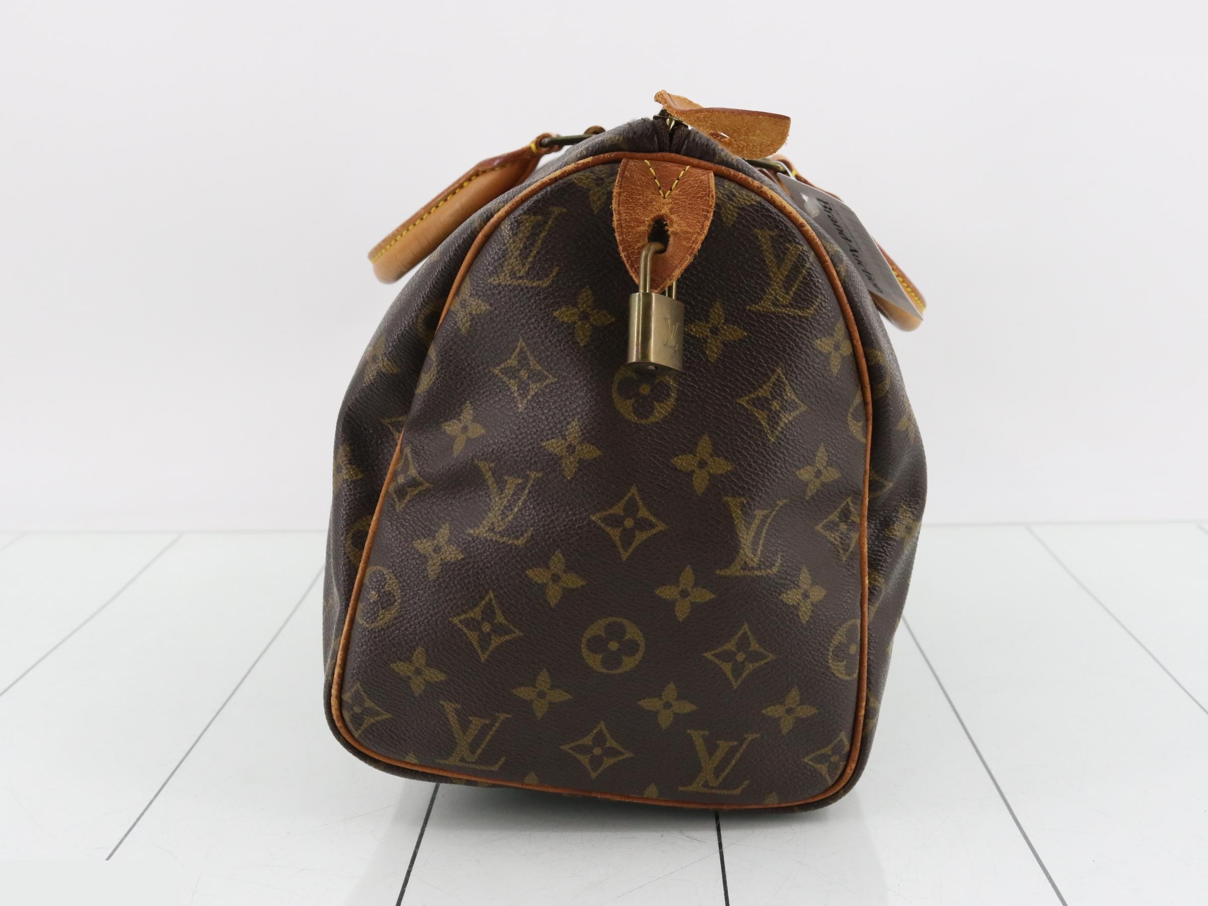 Speedy 30 Monogram Brown Handbag — view 3