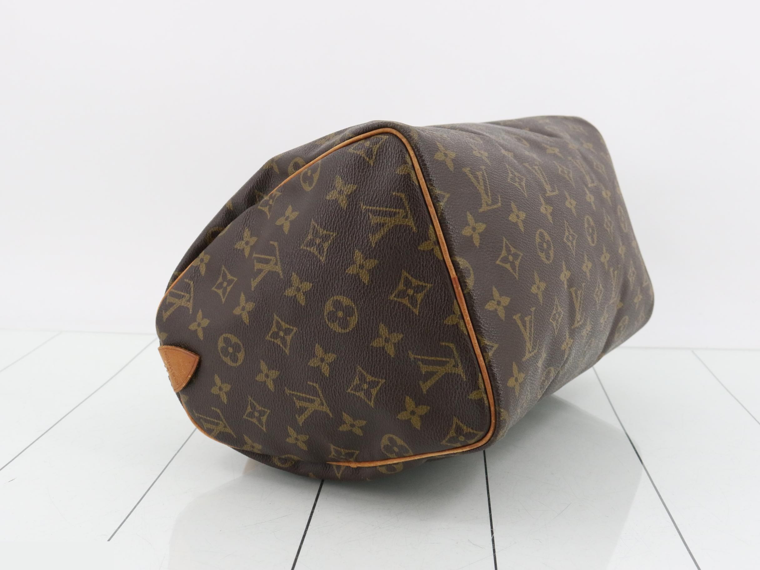 Speedy 30 Monogram Brown Handbag — view 5