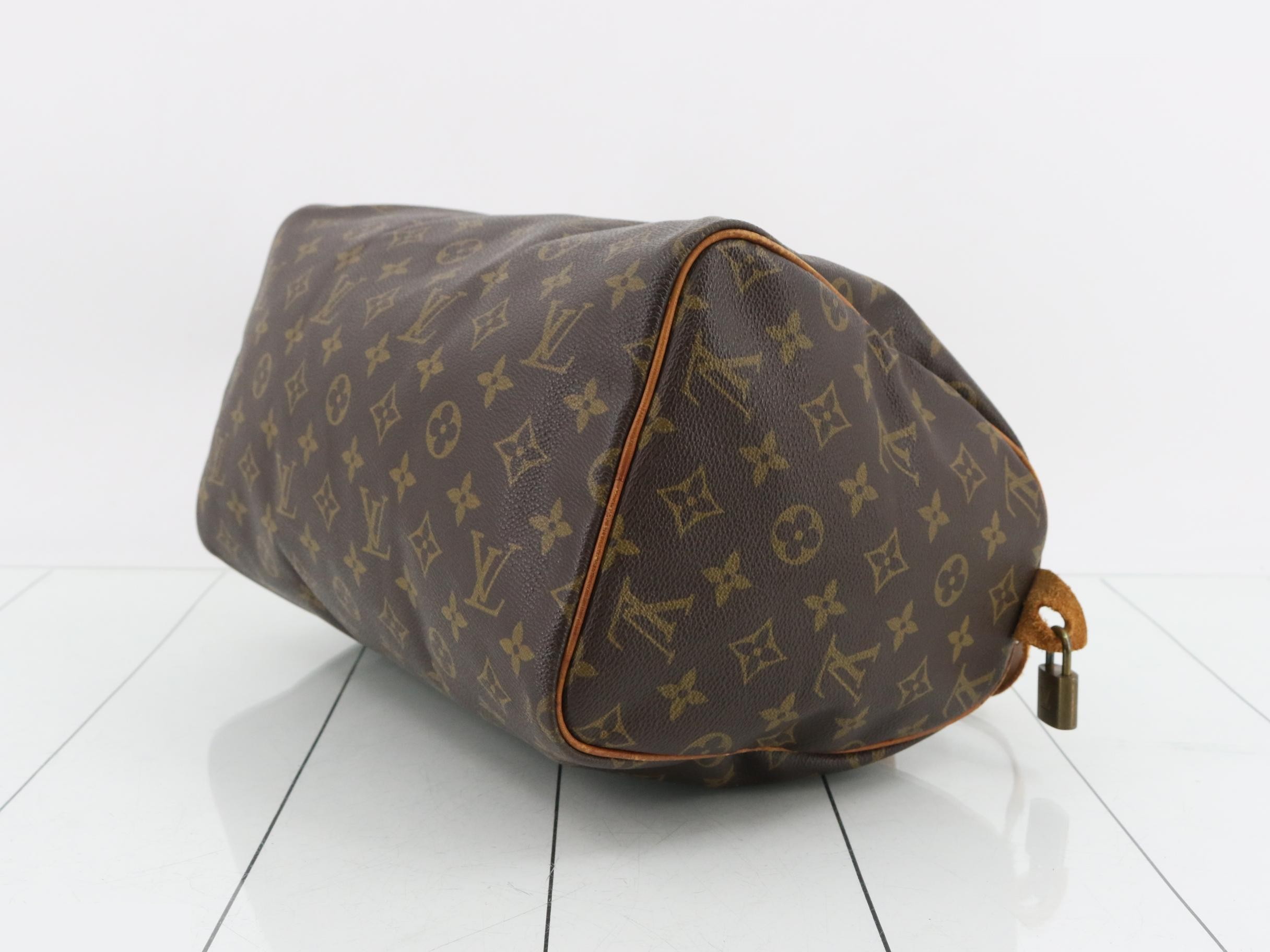 Speedy 30 Monogram Brown Handbag — view 6