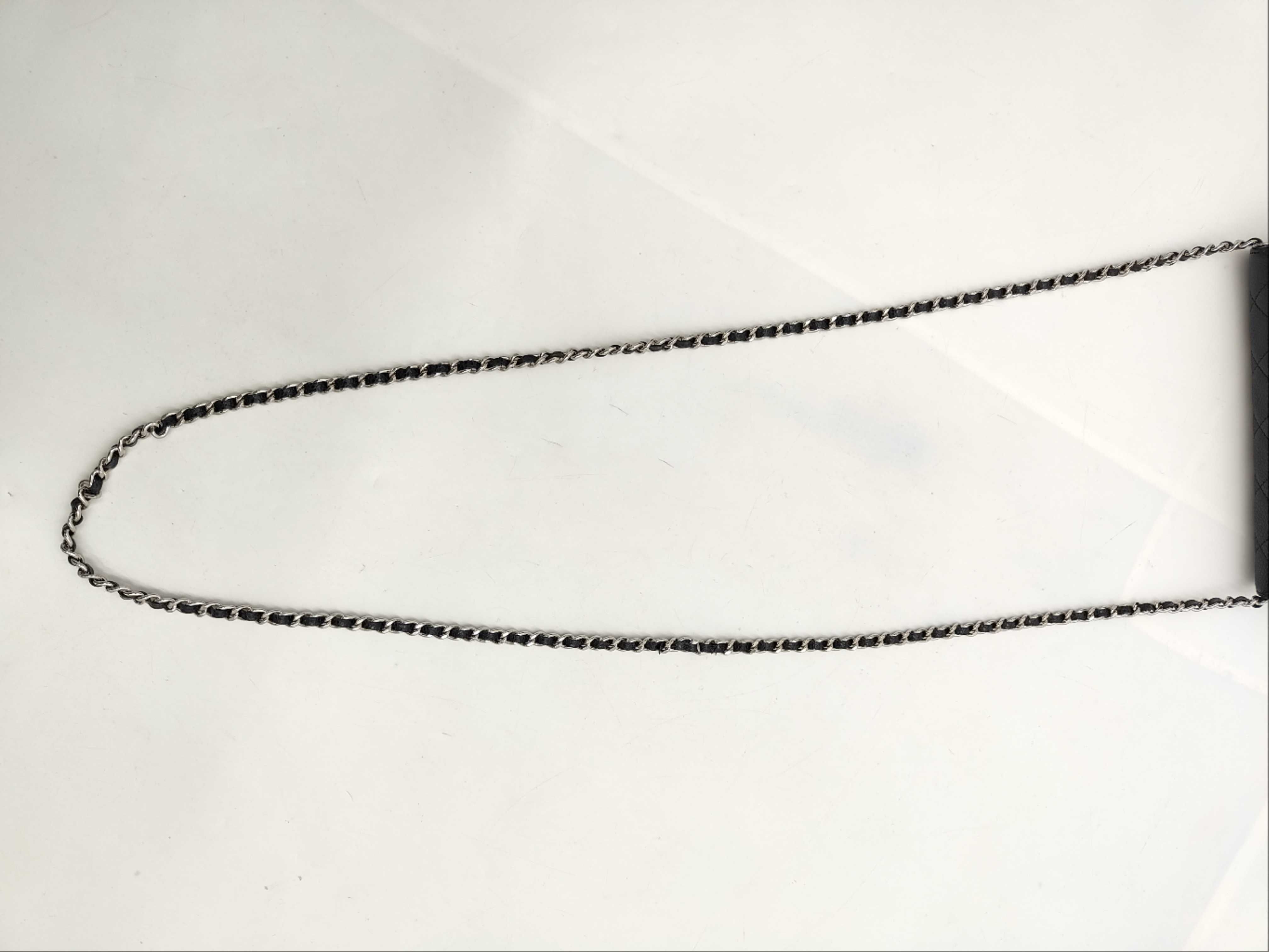 Matelassé Chain Wallet, Caviar Leather, Black, Silver Hardware, Serial Number 25-series, Shoulder Bag — view 3