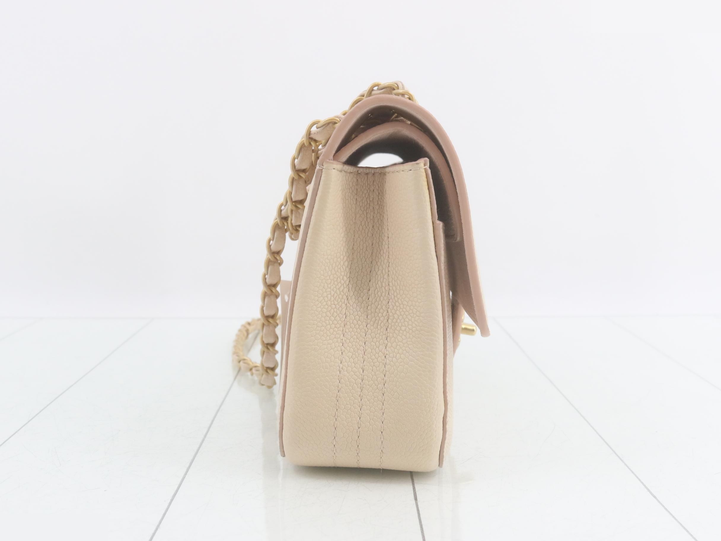 Coco Mark Double Flap Double Chain Shoulder Bag — view 4